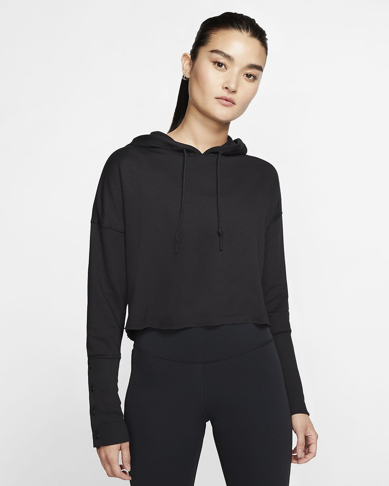 nike womens crop hoodie