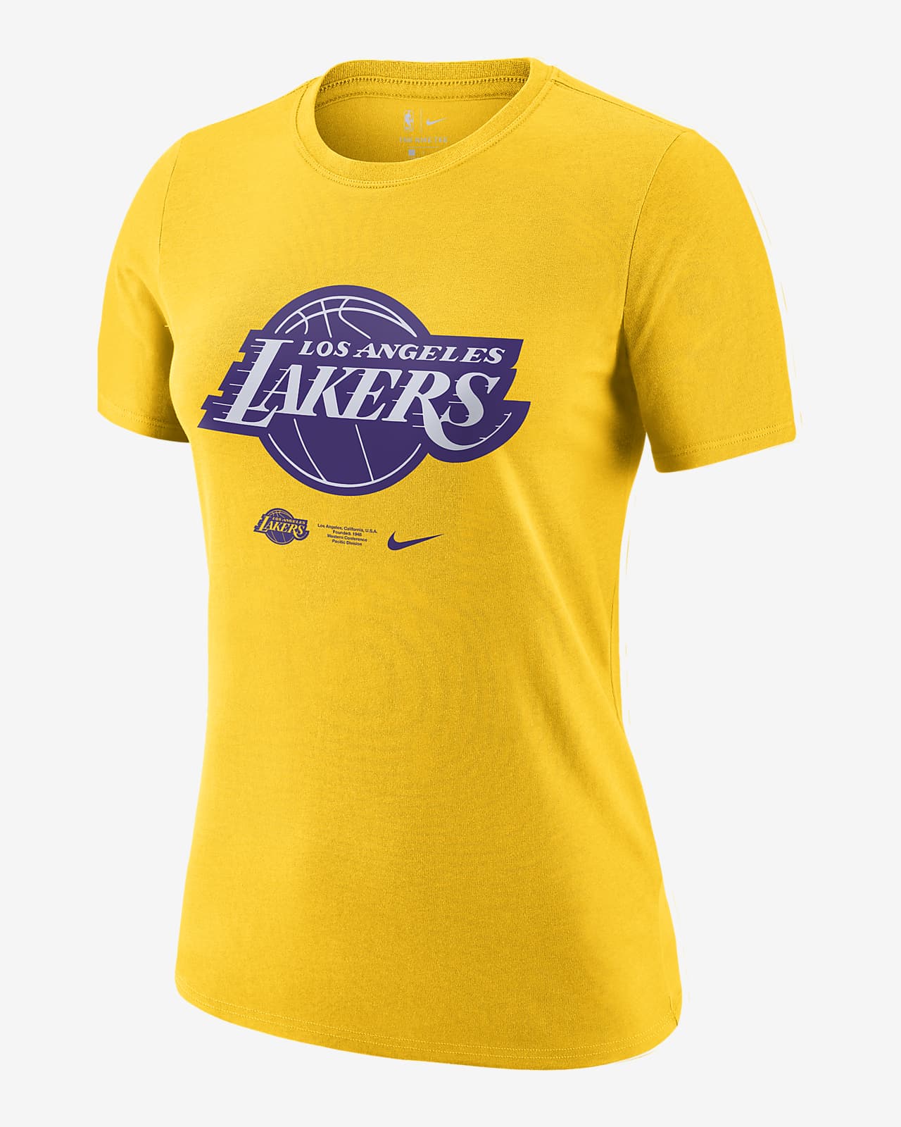 Download Los Angeles Lakers Logo Women's Nike Dri-FIT NBA T-Shirt ...