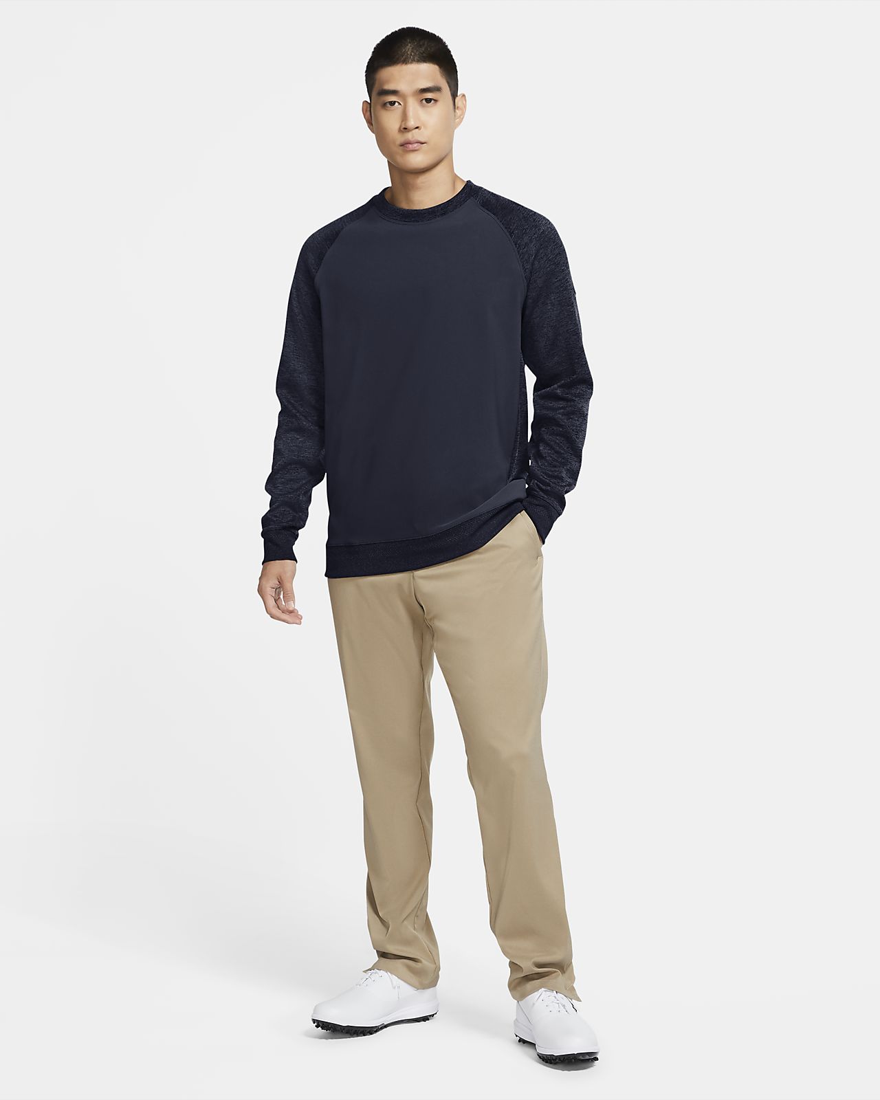 nike golf brushed crew neck