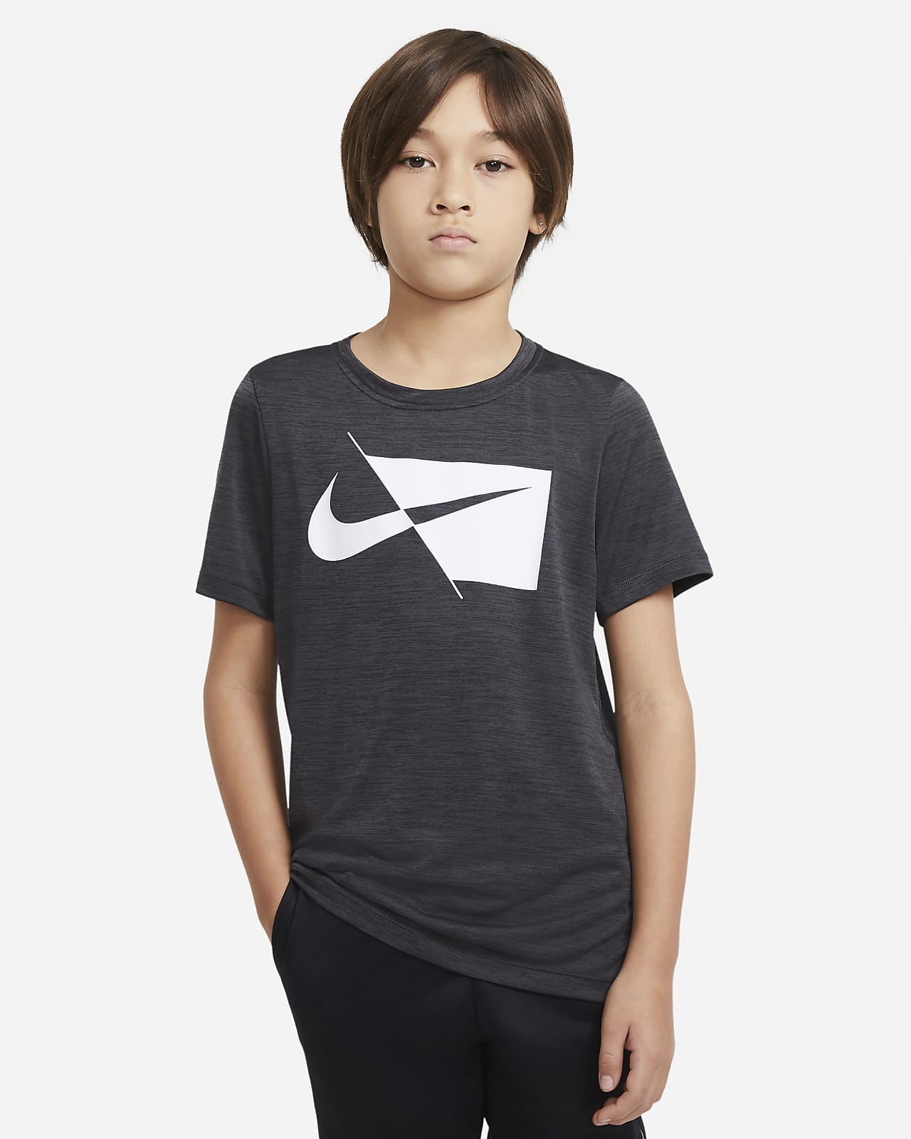 Nike Kurzarm-Trainingsoberteil für ältere Kinder (Jungen)