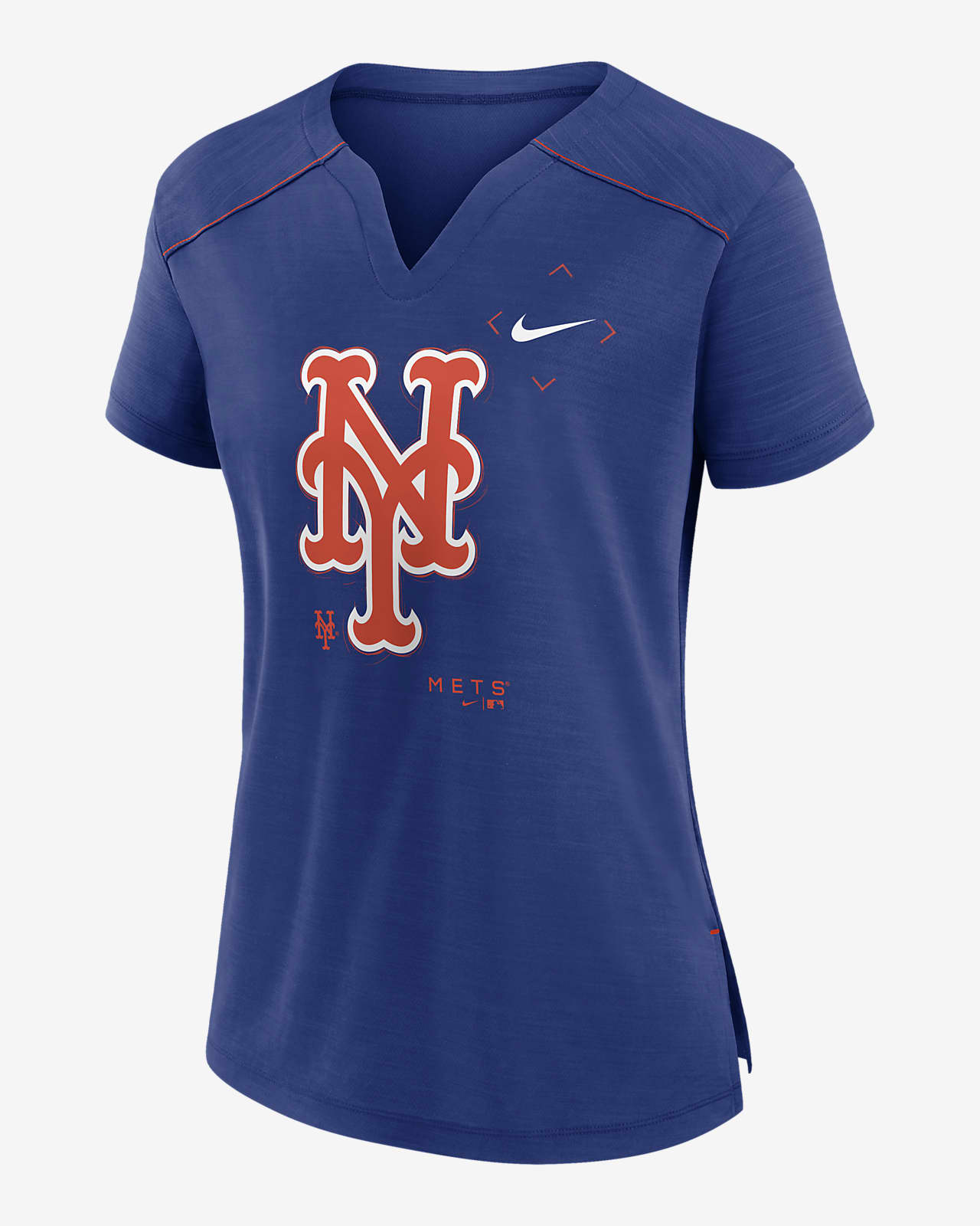 Nike Breathe Pure Pride (MLB New York Mets) Women's Notch Neck T-Shirt