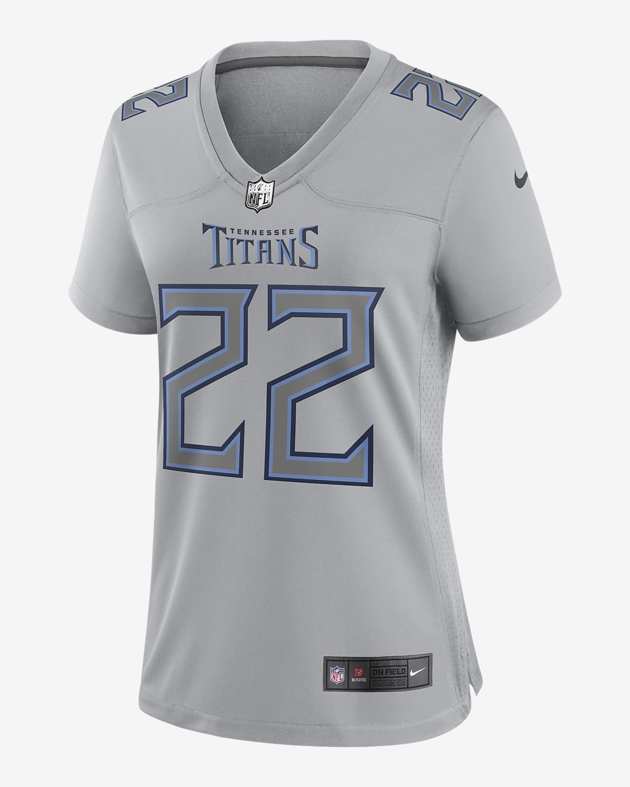 Jersey de fútbol americano Fashion para mujer NFL Tennessee Titans Atmosphere (Derrick Henry)