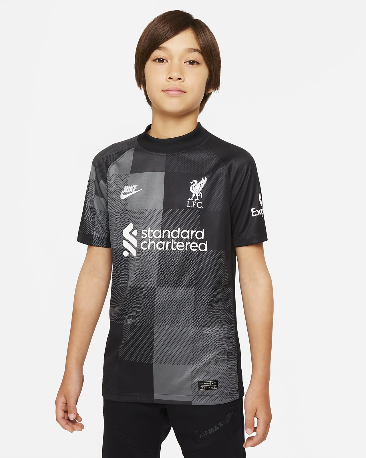 เสื้อแข่งฟุตบอลเด็กโต Liverpool FC 2021/22 Stadium Goalkeeper