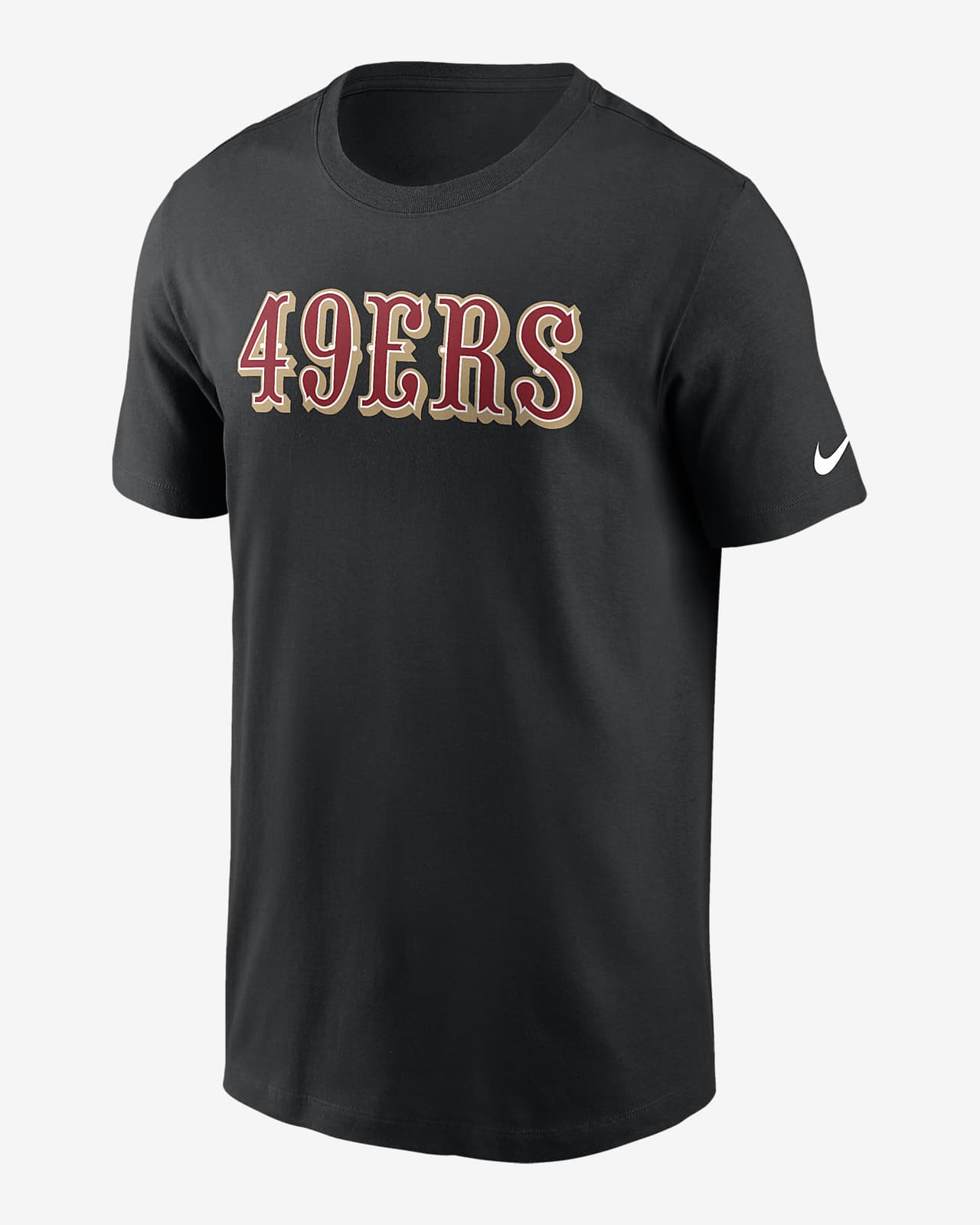 San Francisco 49ers Primetime Wordmark Essential Men's Nike NFL T-Shirt