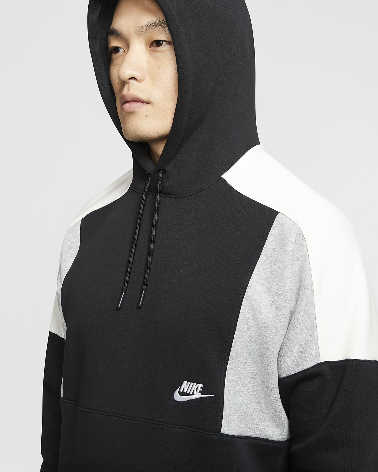 nike black pullover hoodie