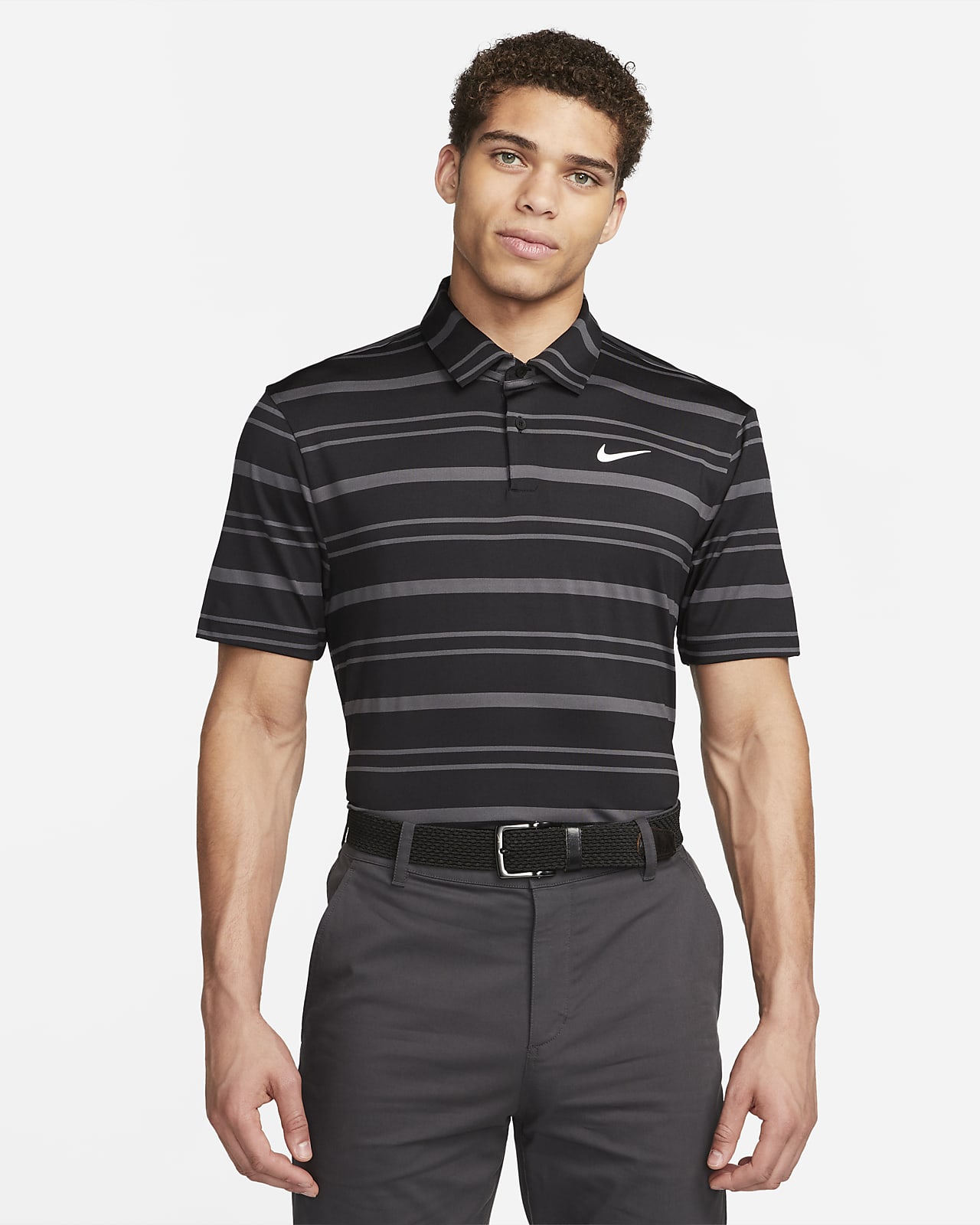 Nike Dri-FIT Tour Men's Striped Golf Polo