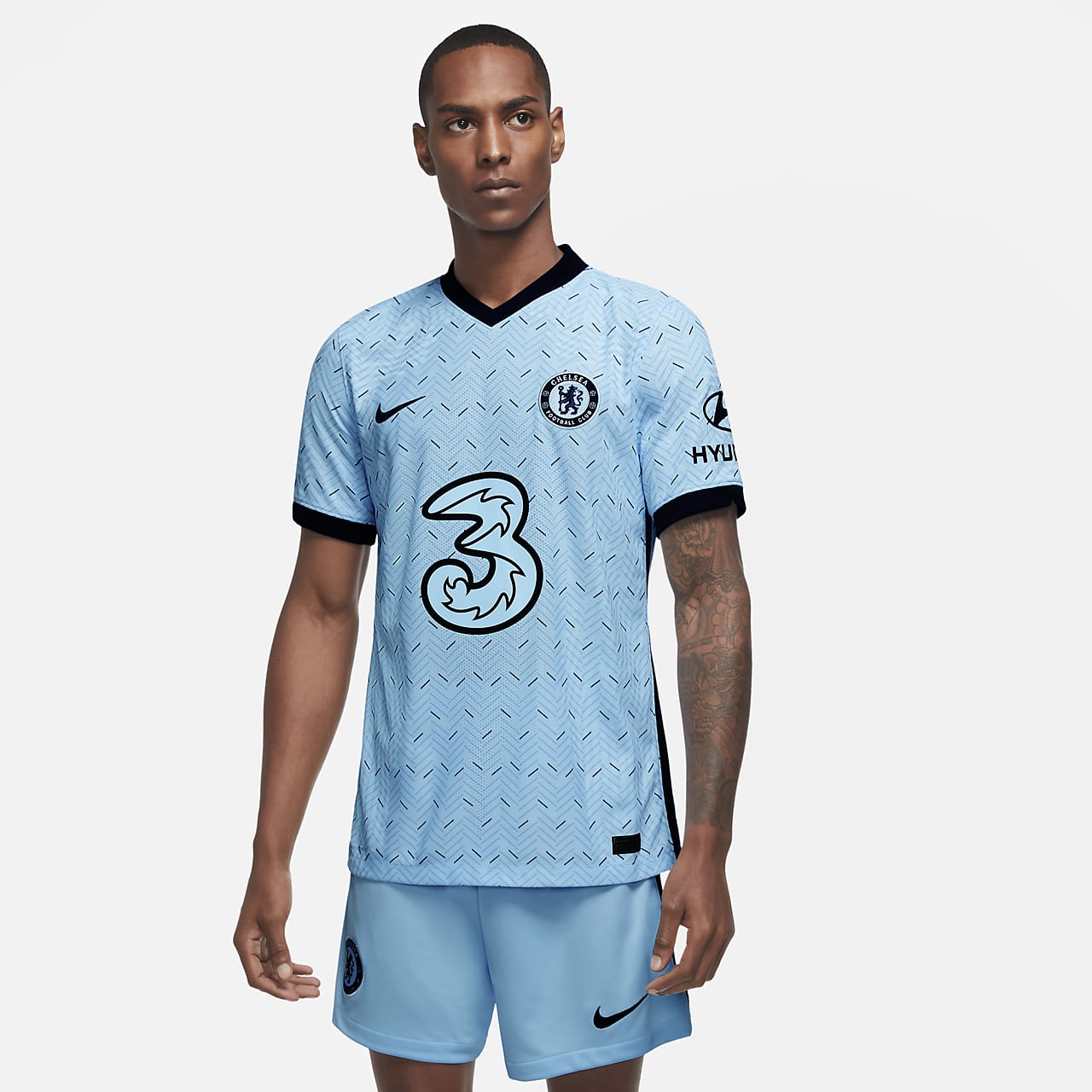 Chelsea F.C. 2020/21 Vapor Match Away Men's Football Shirt\. Nike EG