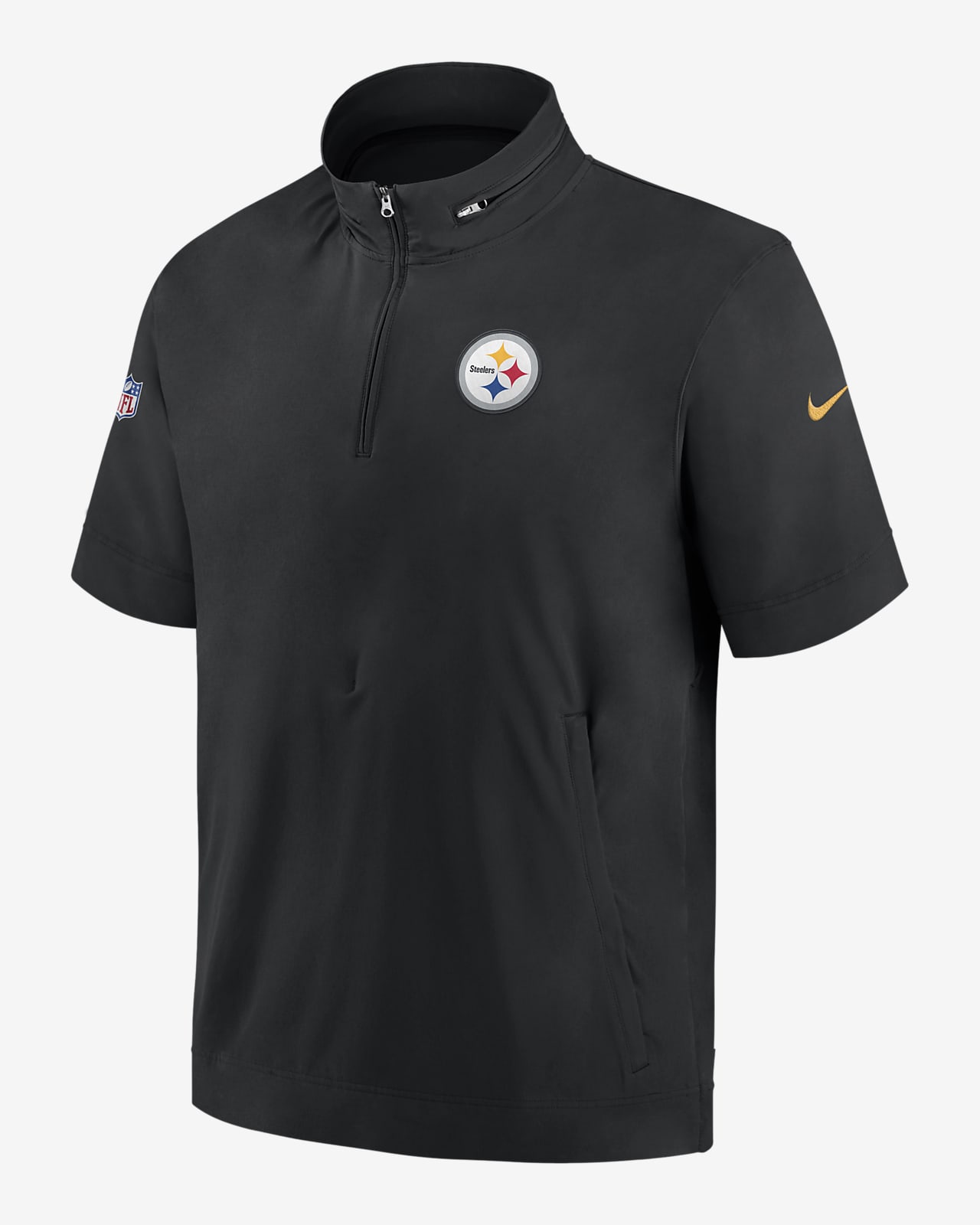 Nike Sideline Coach (NFL Pittsburgh Steelers) Men's Short-Sleeve Jacket