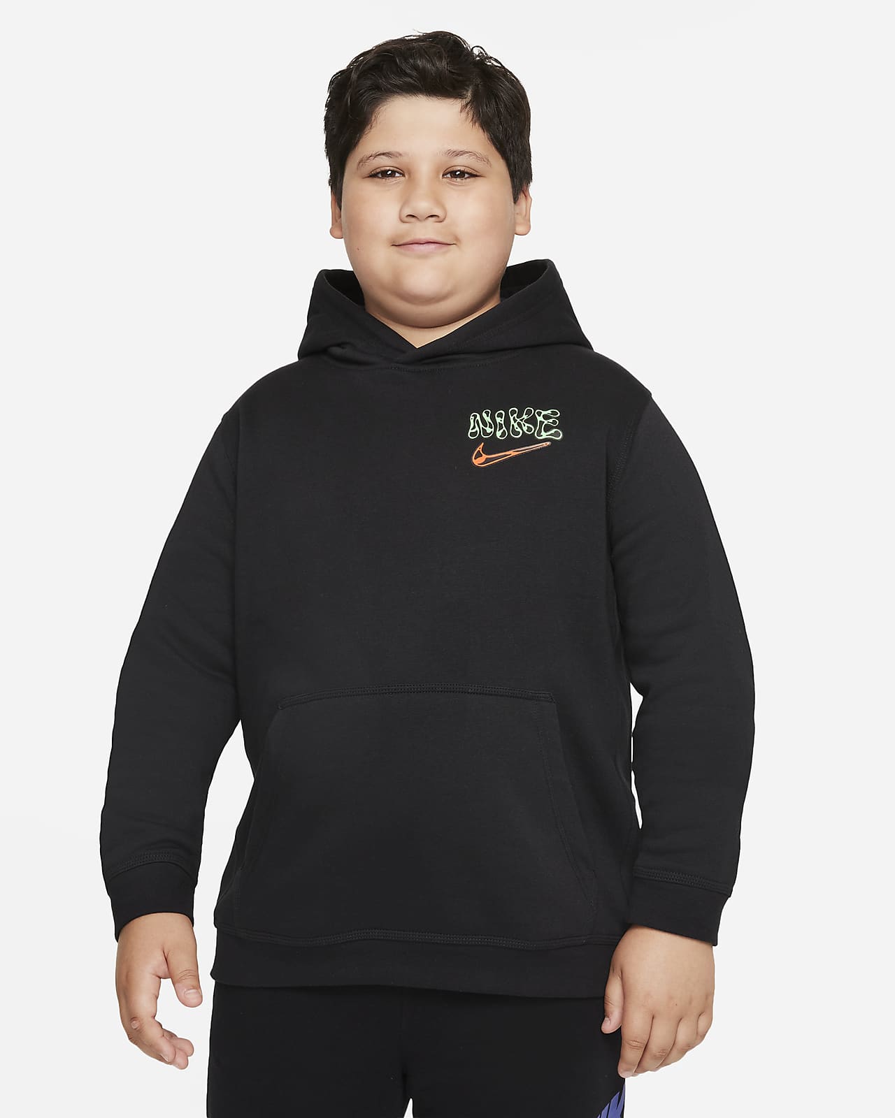 Nike Sportswear Big Kids' (Boys') Pullover Hoodie (Extended Size)