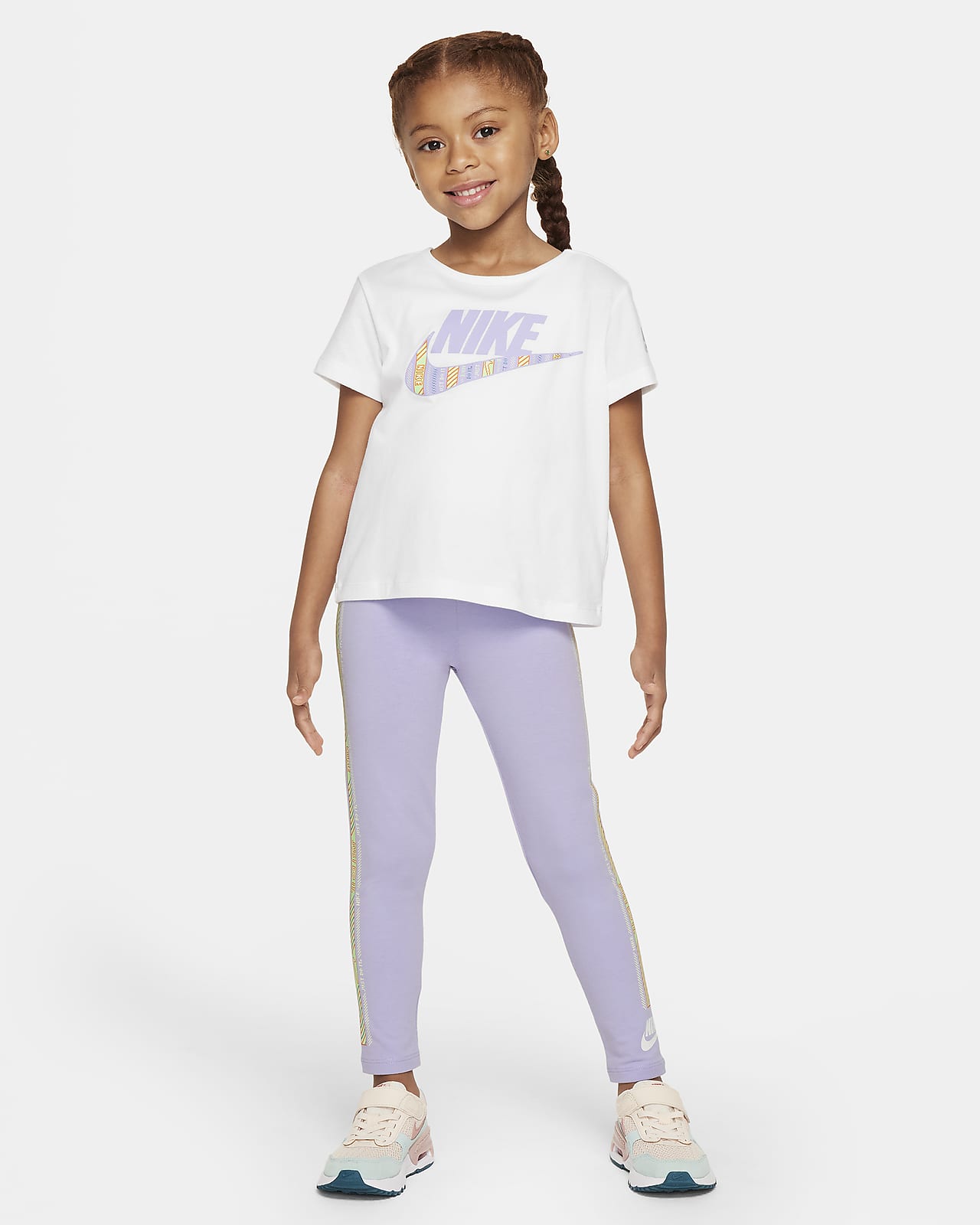 Conjunto de leggings Nike Happy Camper para criança