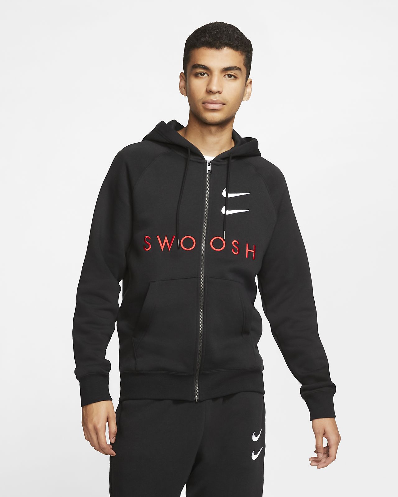 men's nike sportswear swoosh hoodie