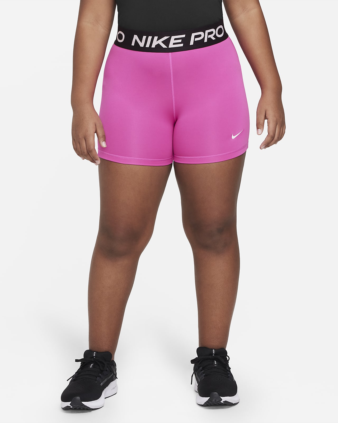 Spodenki dla dużych dzieci (dziewcząt) Nike Pro Dri-FIT (szersze rozmiary)
