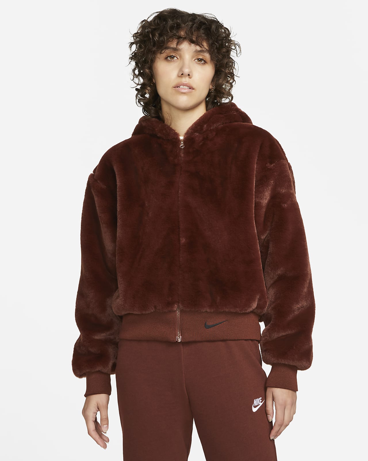 Women’s Nike Sportswear Essentials Faux Fur Jacket