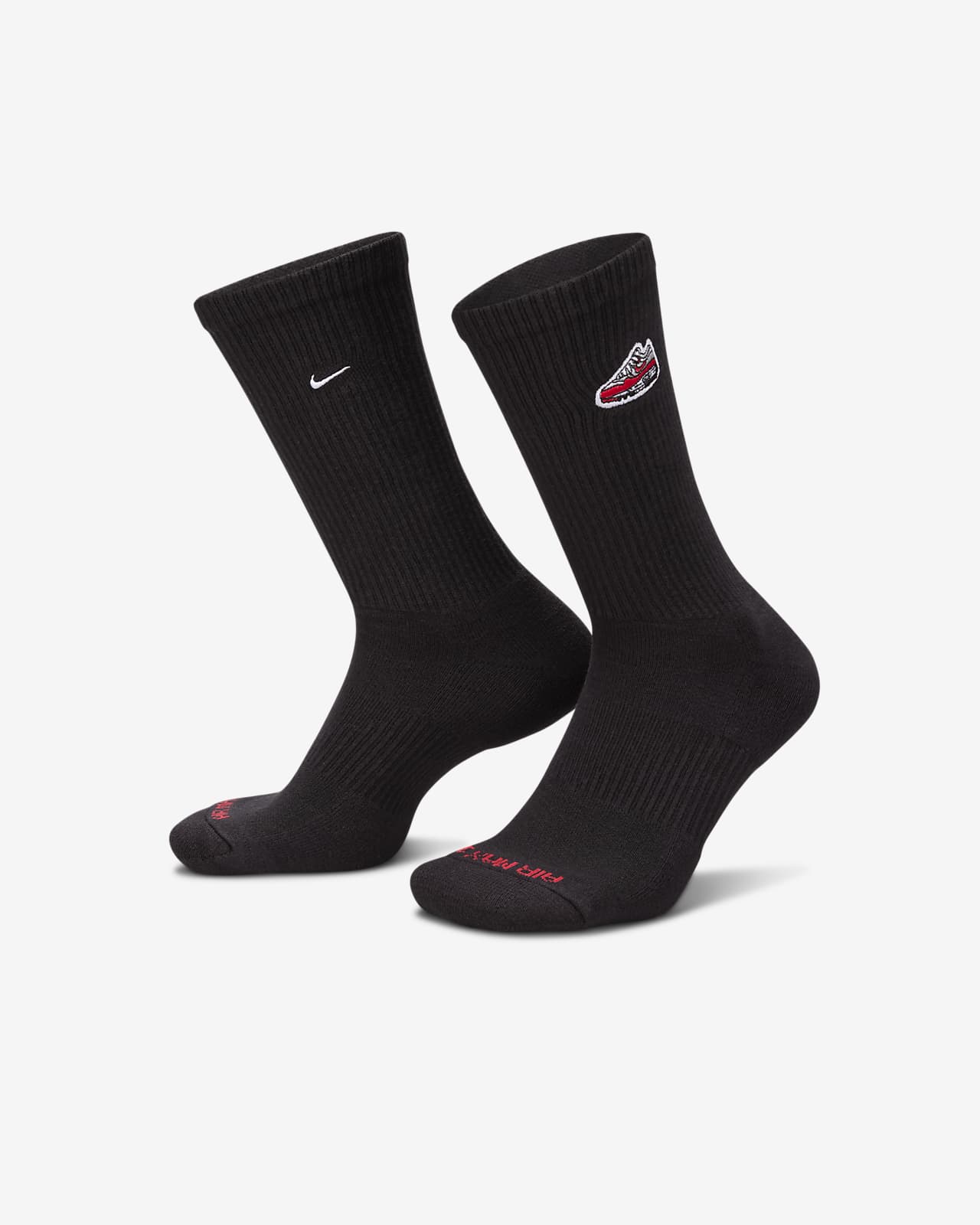 Středně vysoké ponožky s tlumením Nike Everyday Plus (1 pár)