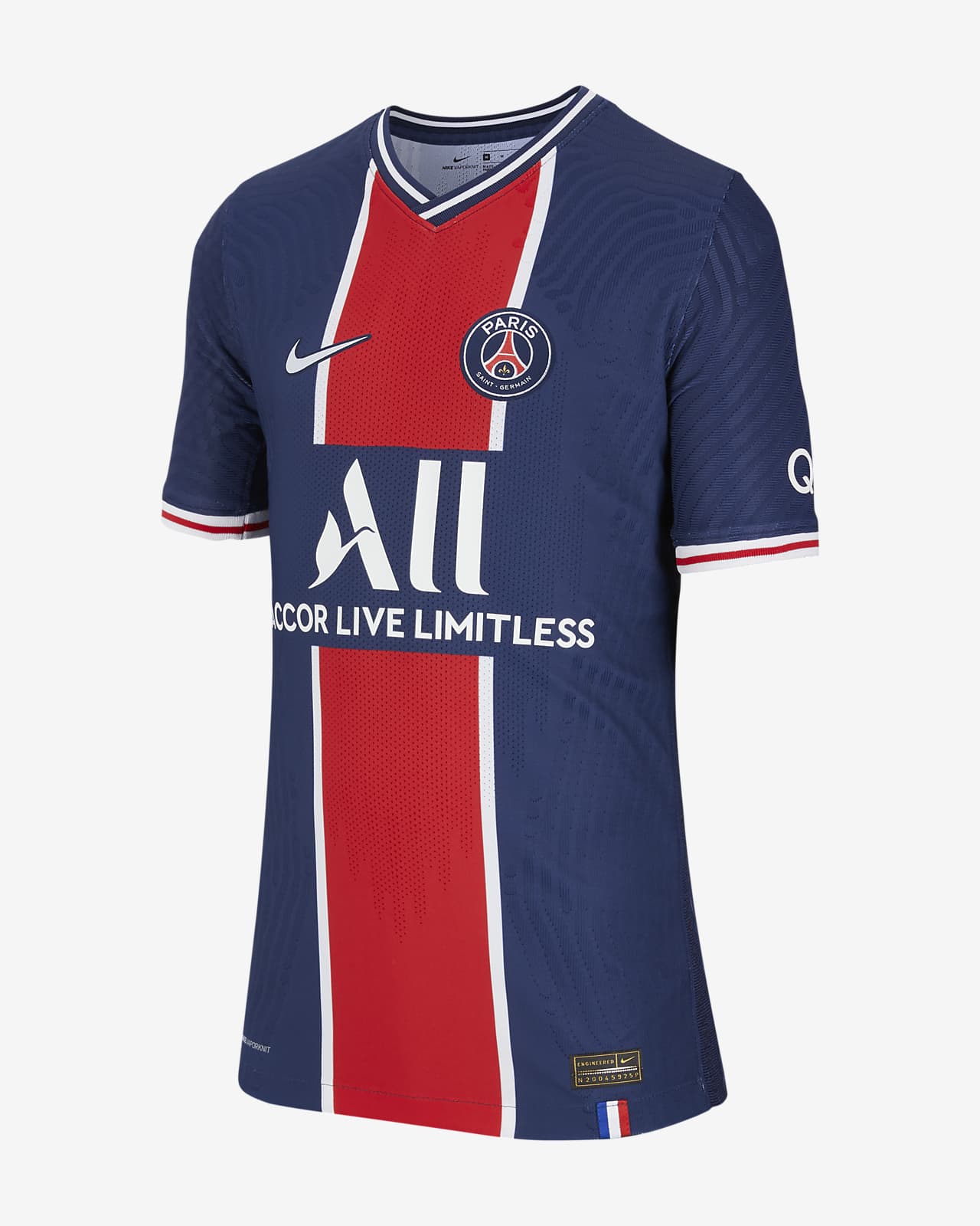 Paris Saint-Germain 2020/21 Vapor Match Home Older Kids' Football Shirt ...