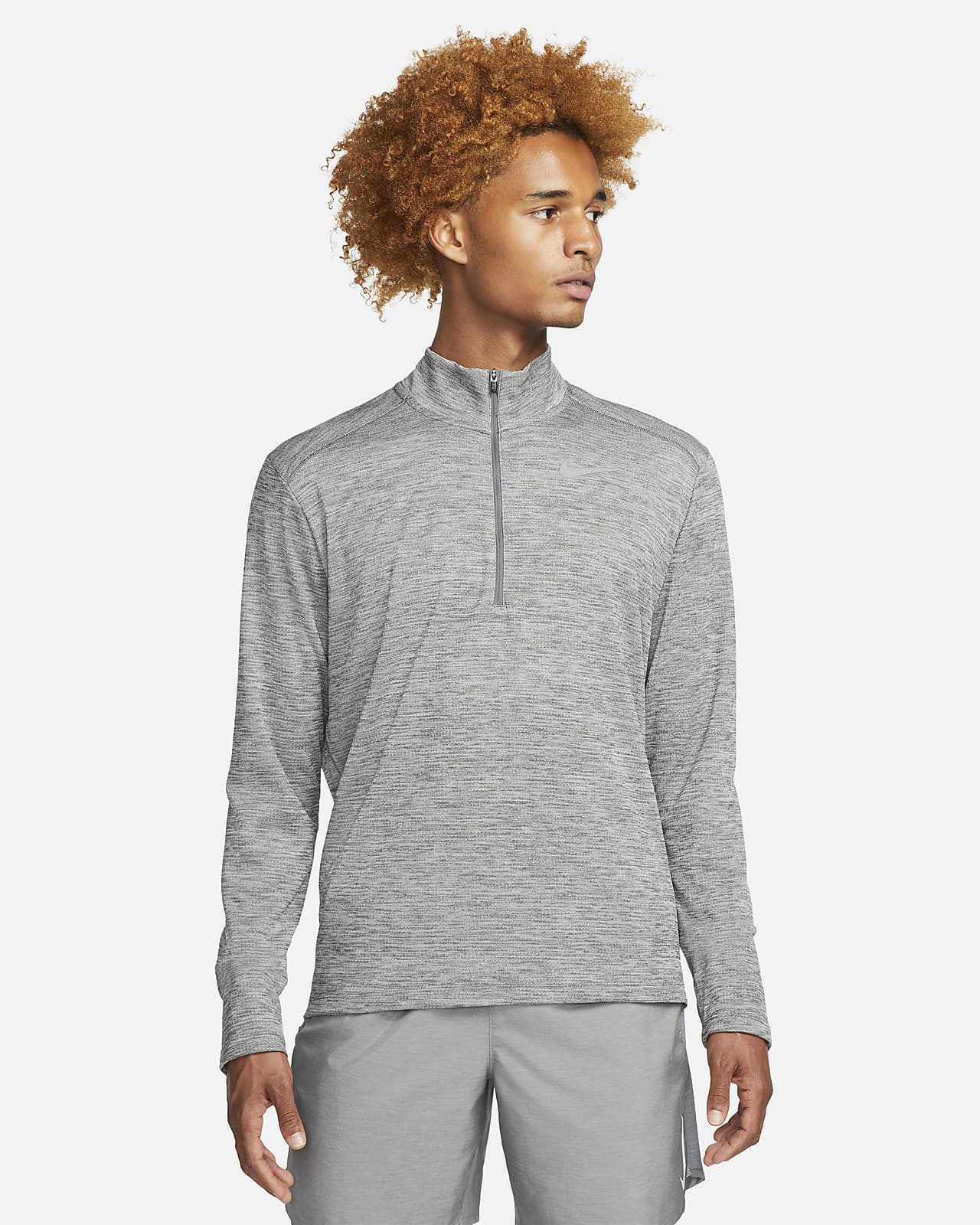 Maglia da running con zip a metà lunghezza Nike Pacer - Uomo