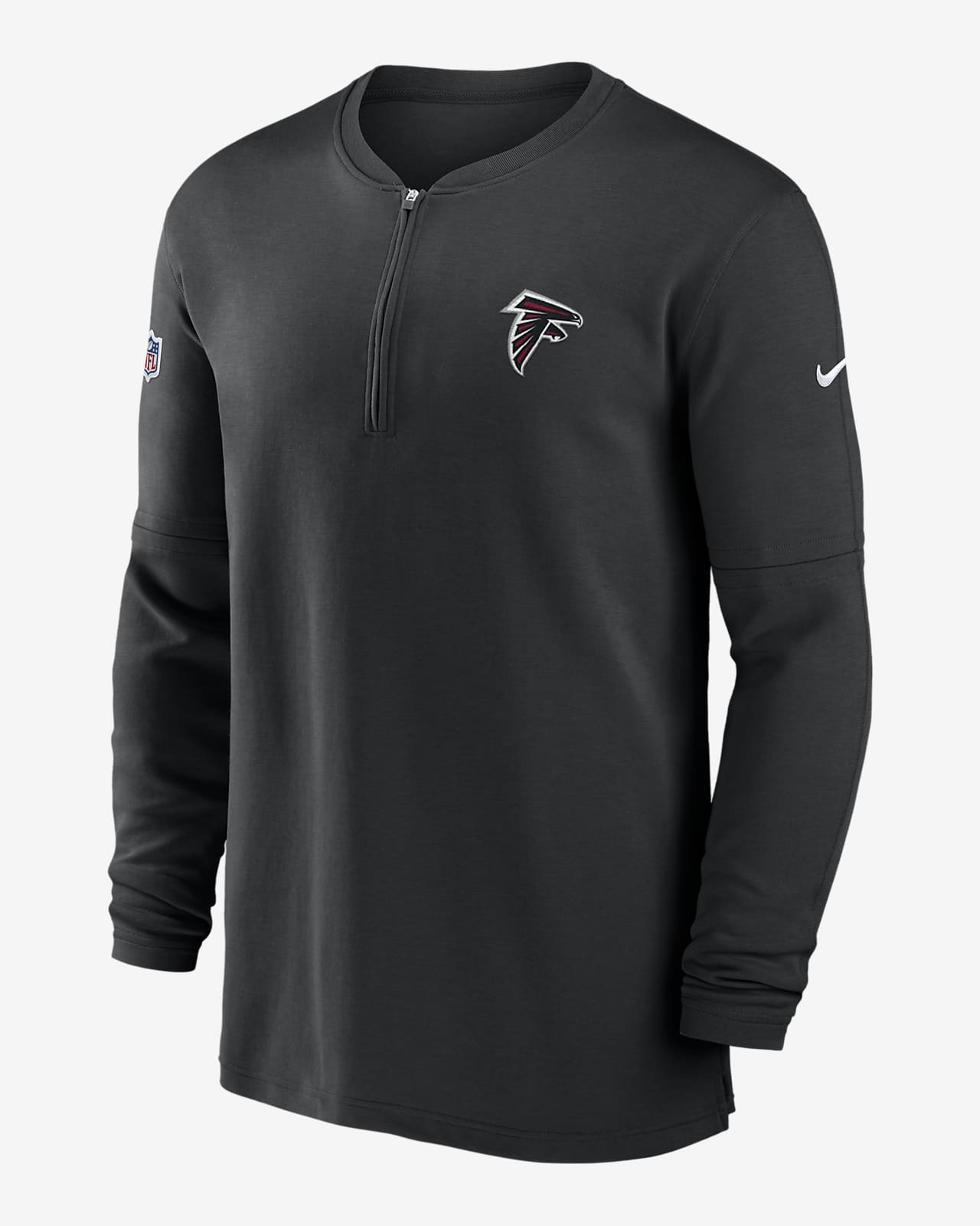 Atlanta Falcons Sideline Men’s Nike Dri-FIT NFL 1/2-Zip Long-Sleeve Top