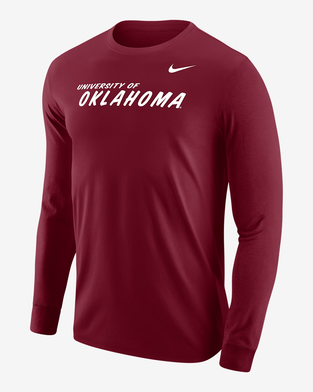 Oklahoma Men's Nike College Long-Sleeve T-Shirt