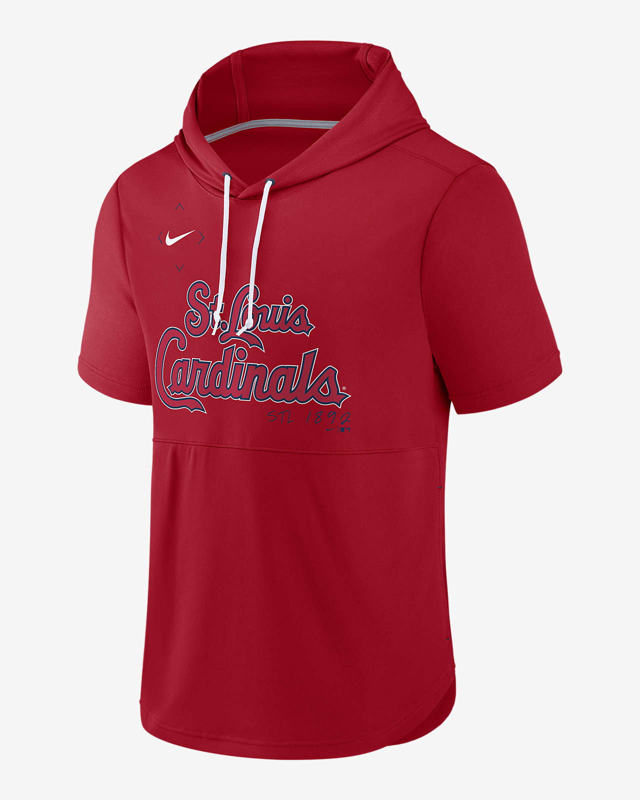 Nike Springer (MLB St. Louis Cardinals) Men's Short-Sleeve Pullover Hoodie