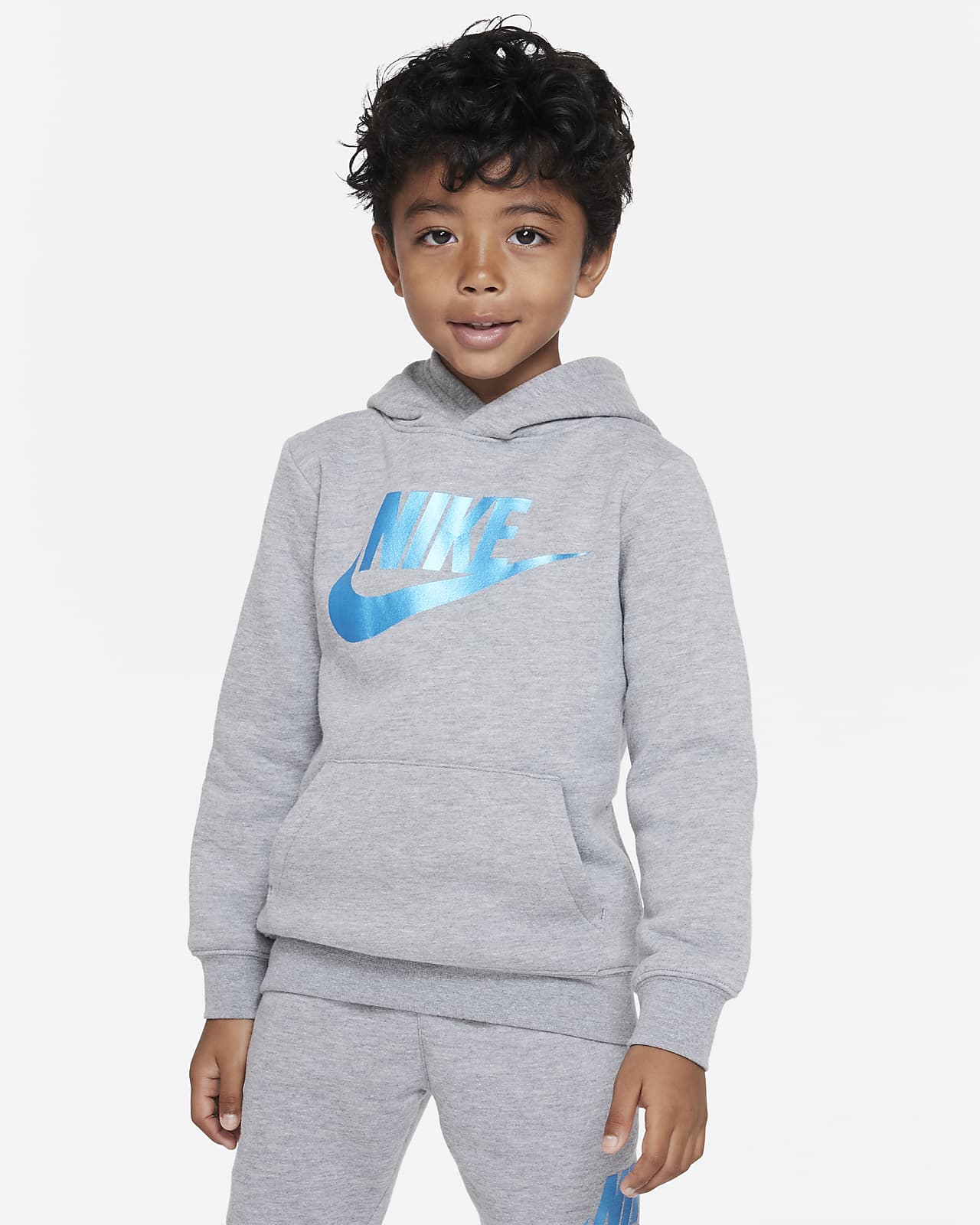Nike Metallic Gifting Hoodie Little Kids' Hoodie