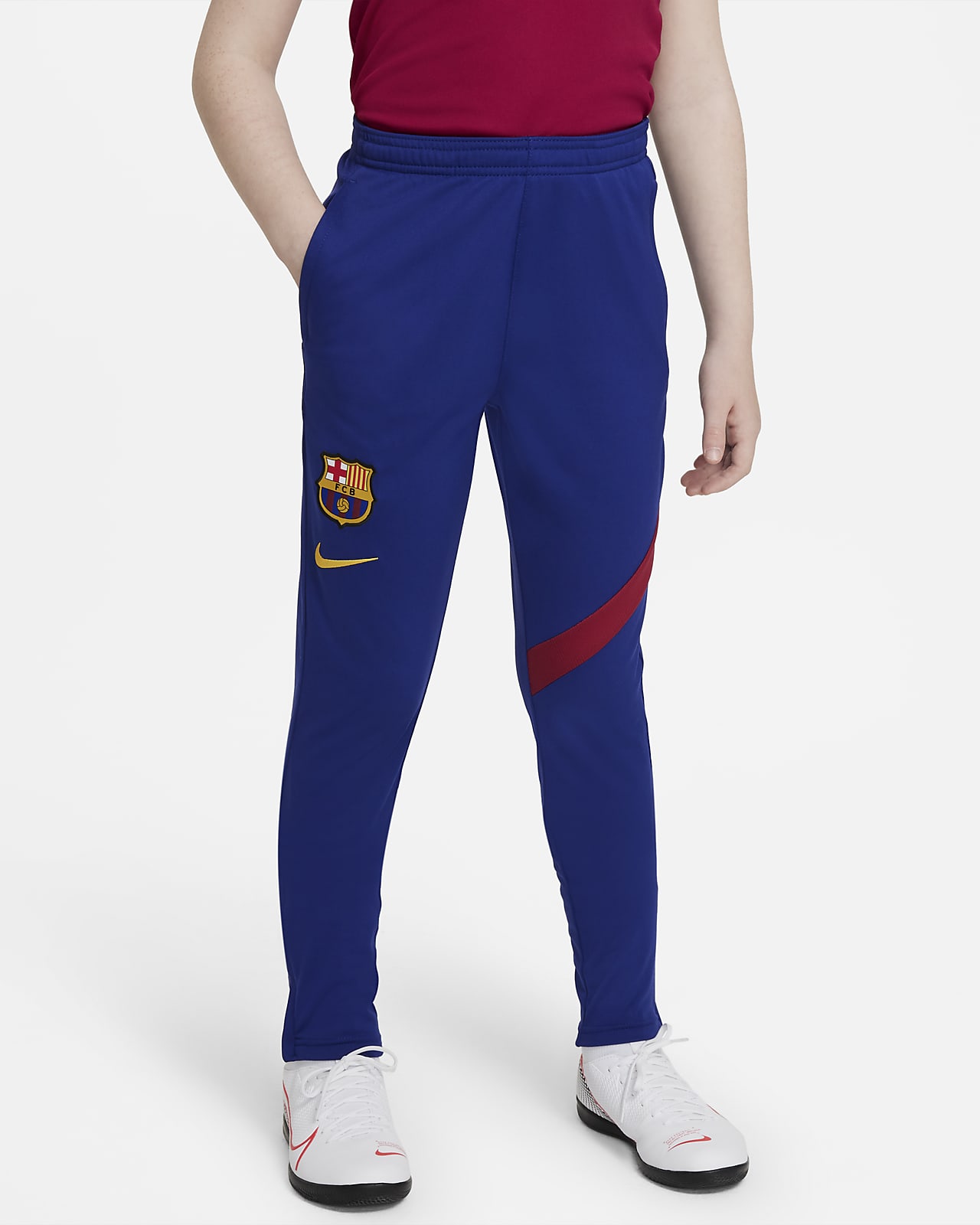 FC Barcelona Academy Pro Nike Dri-FIT fotballbukse til store barn