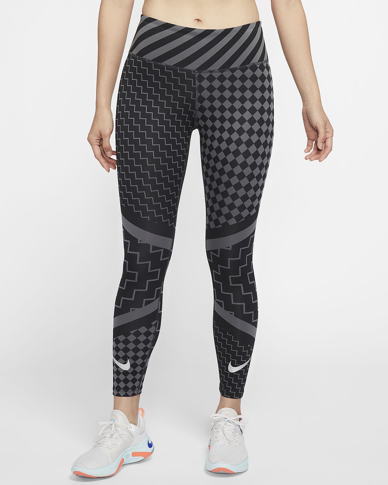 plaid nike leggings