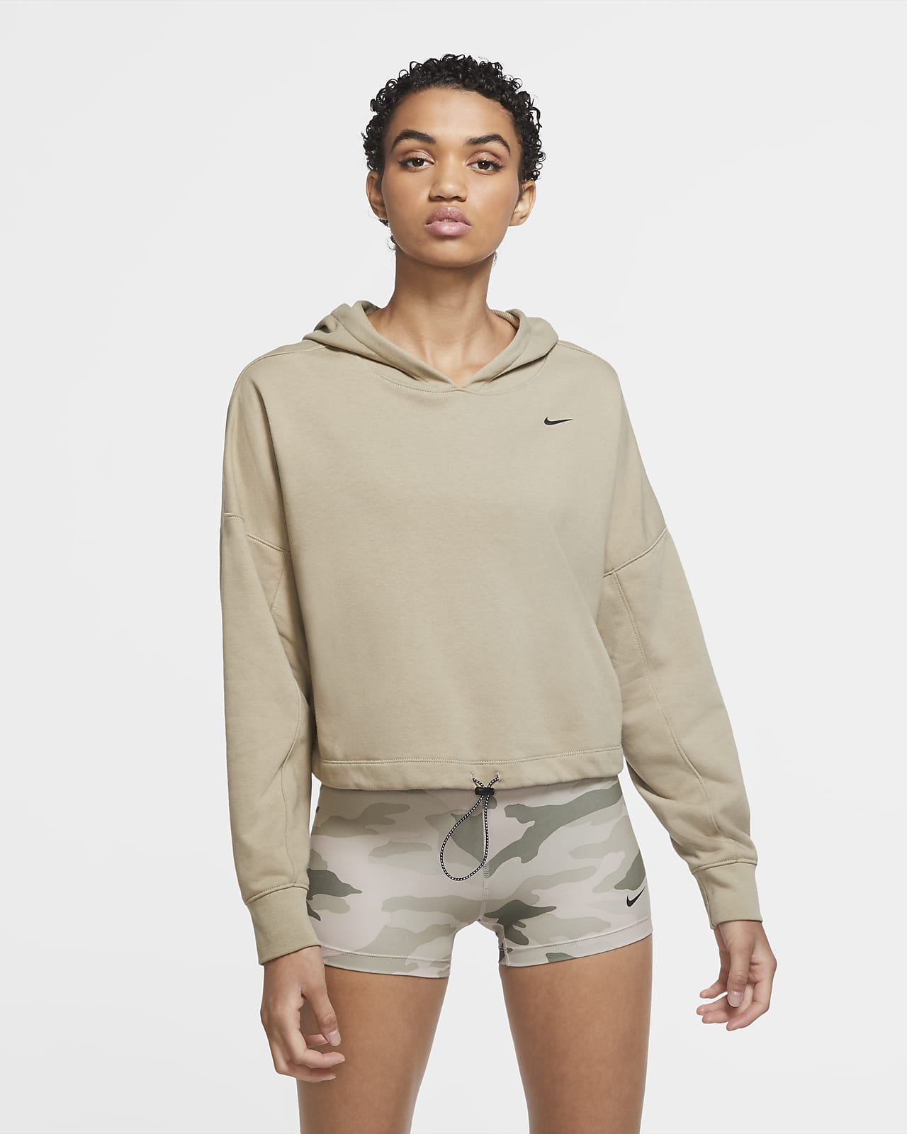 nike dry cropped training sweatshirt