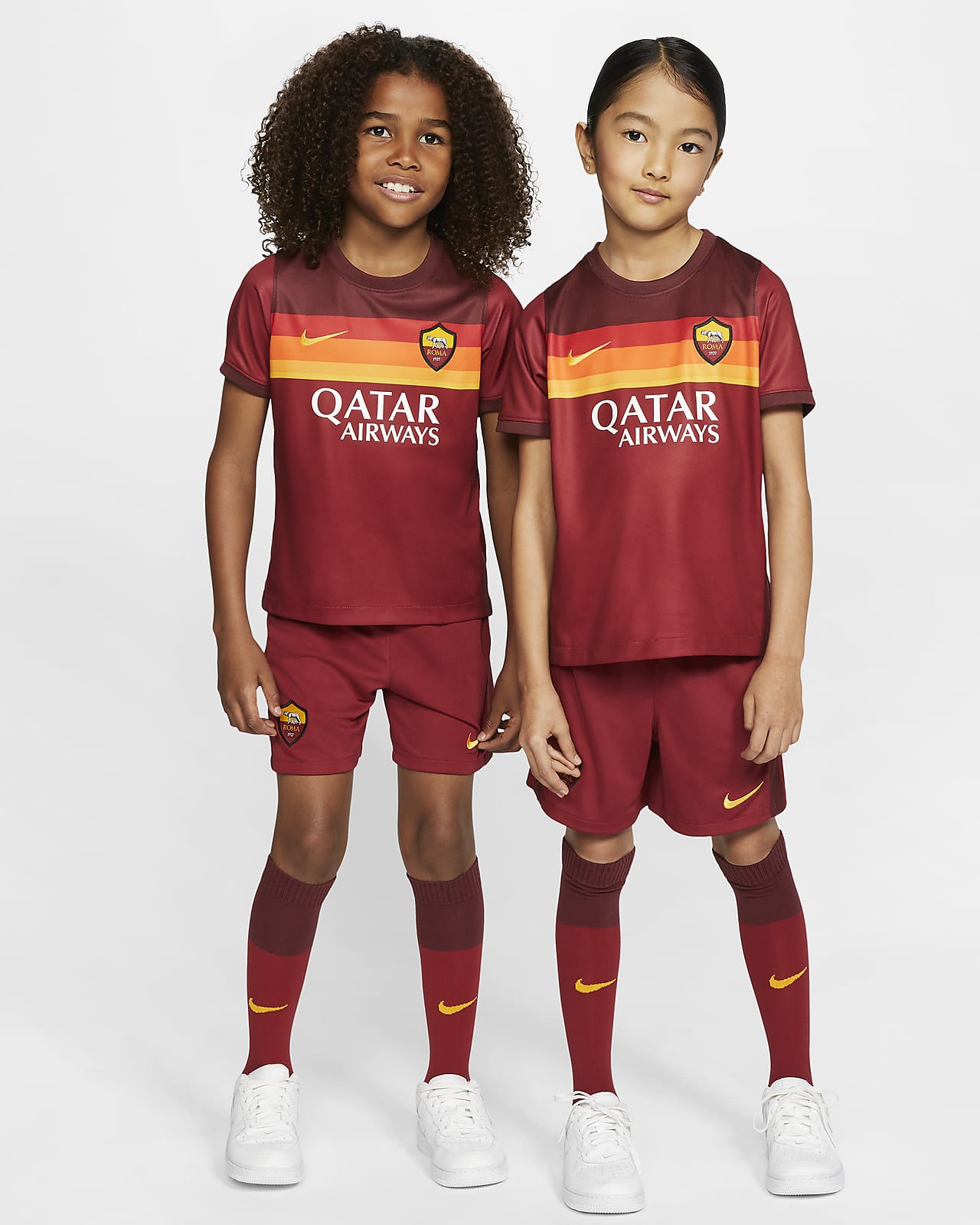Divisa da calcio A.S. Roma 2020/21 per bambini - Home. Nike IT