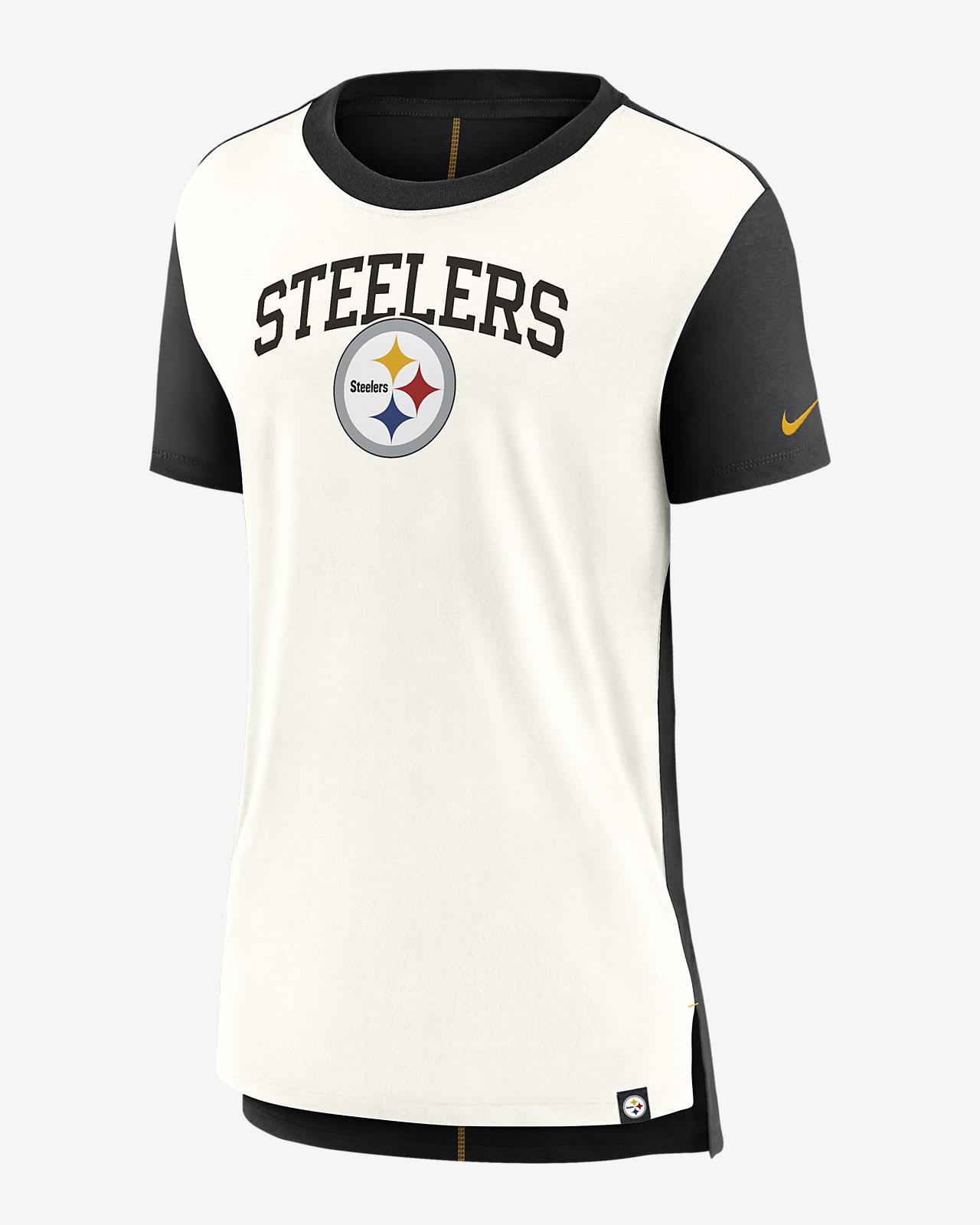 Playera Nike de la NFL para mujer Pittsburgh Steelers