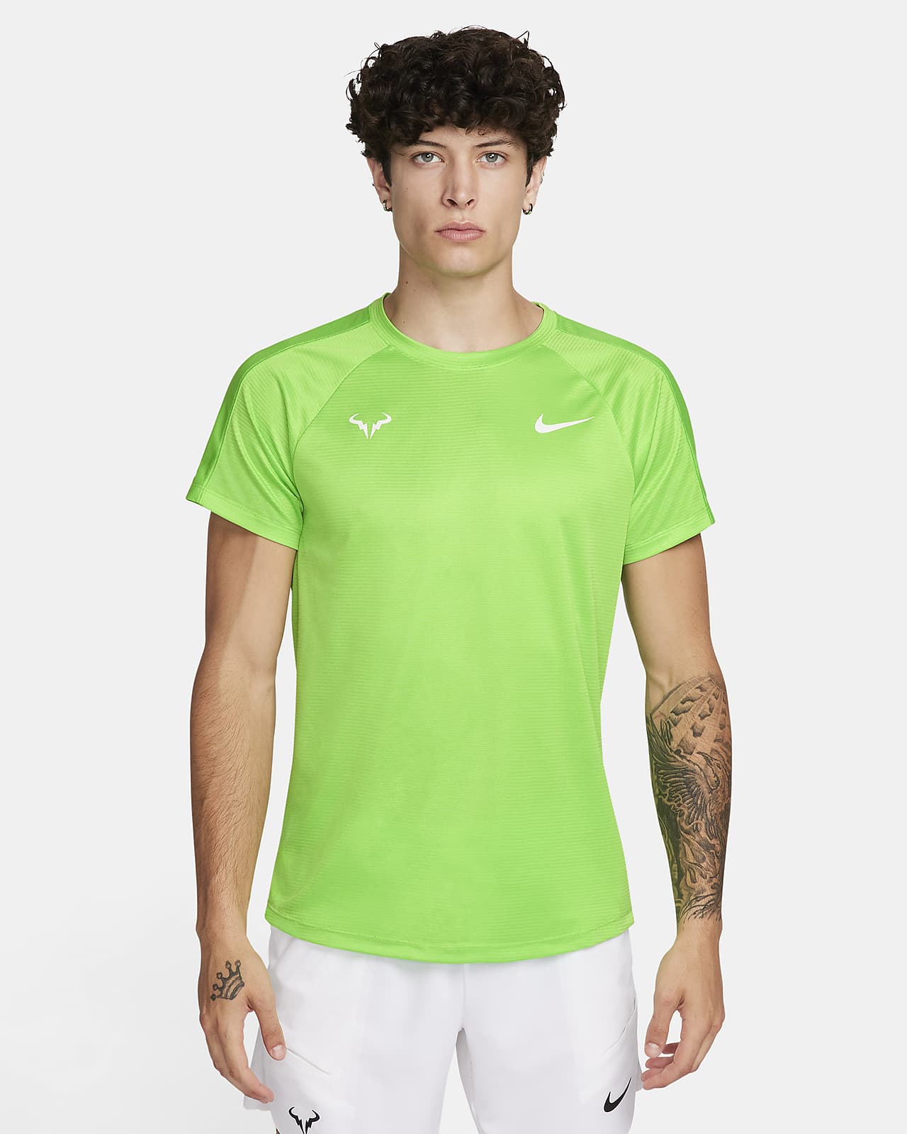 Rafa Challenger Nike Dri-FIT tennistop met korte mouwen voor heren