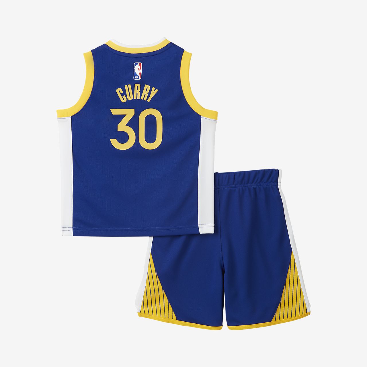 curry jersey and shorts