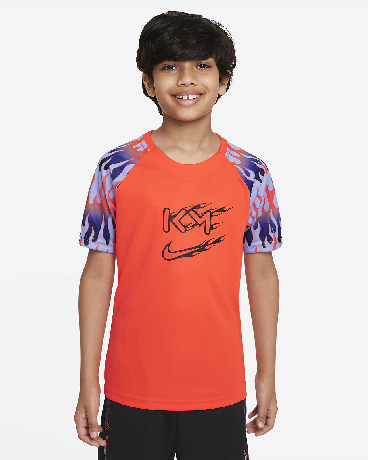 Nike Dri-FIT Kylian Mbappé Older Kids' Football Top