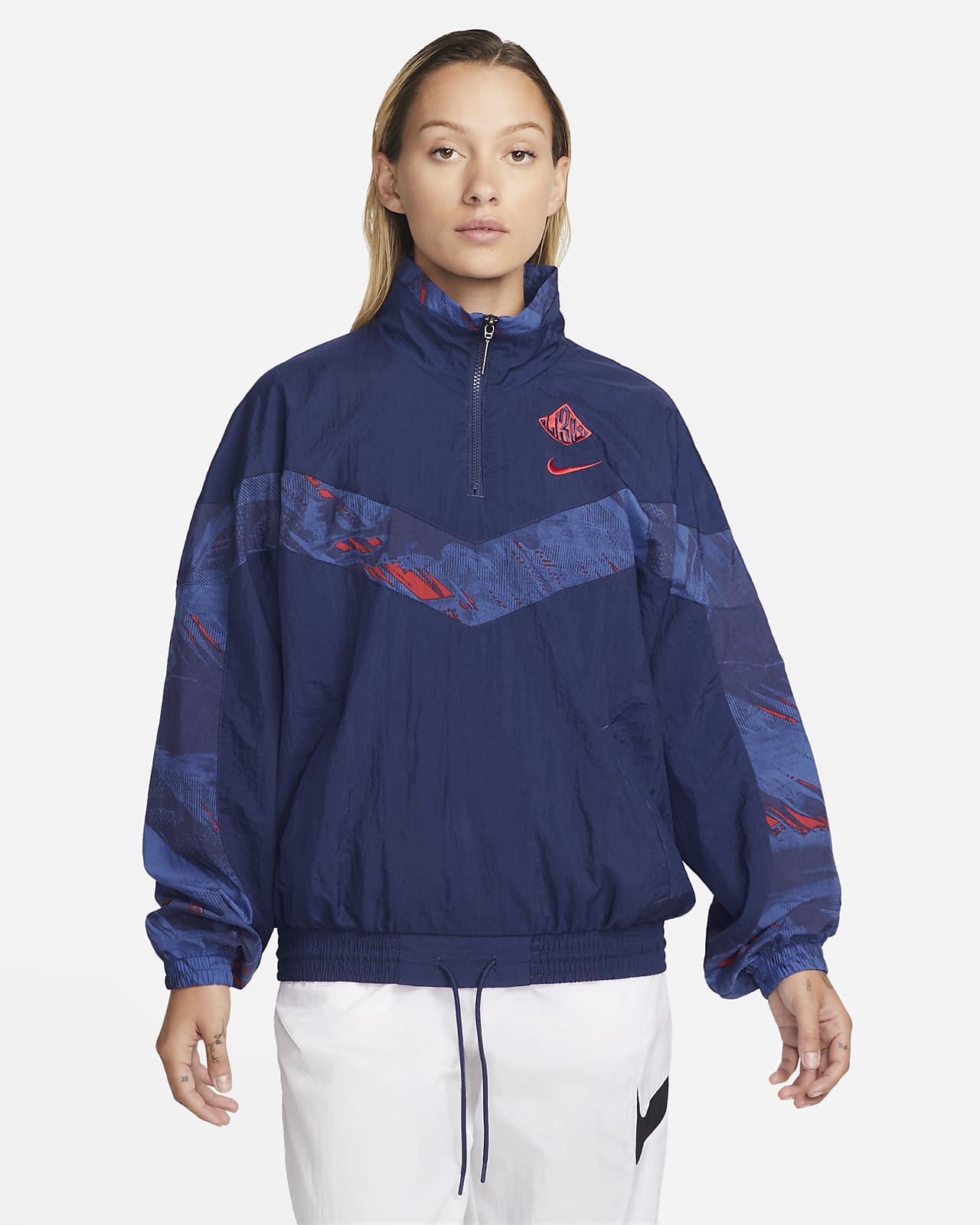 England Women's Pullover Woven Jacket