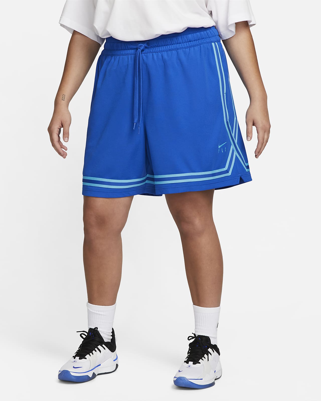 Shorts crossover para mujer Nike Swoosh Fly (talla grande)