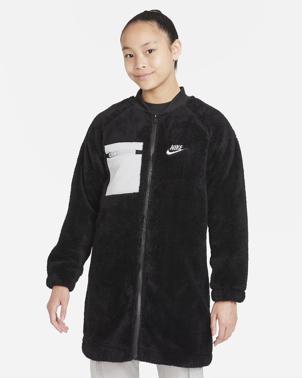 Nike Sportswear jakke i vinterutgave til store barn (jente)