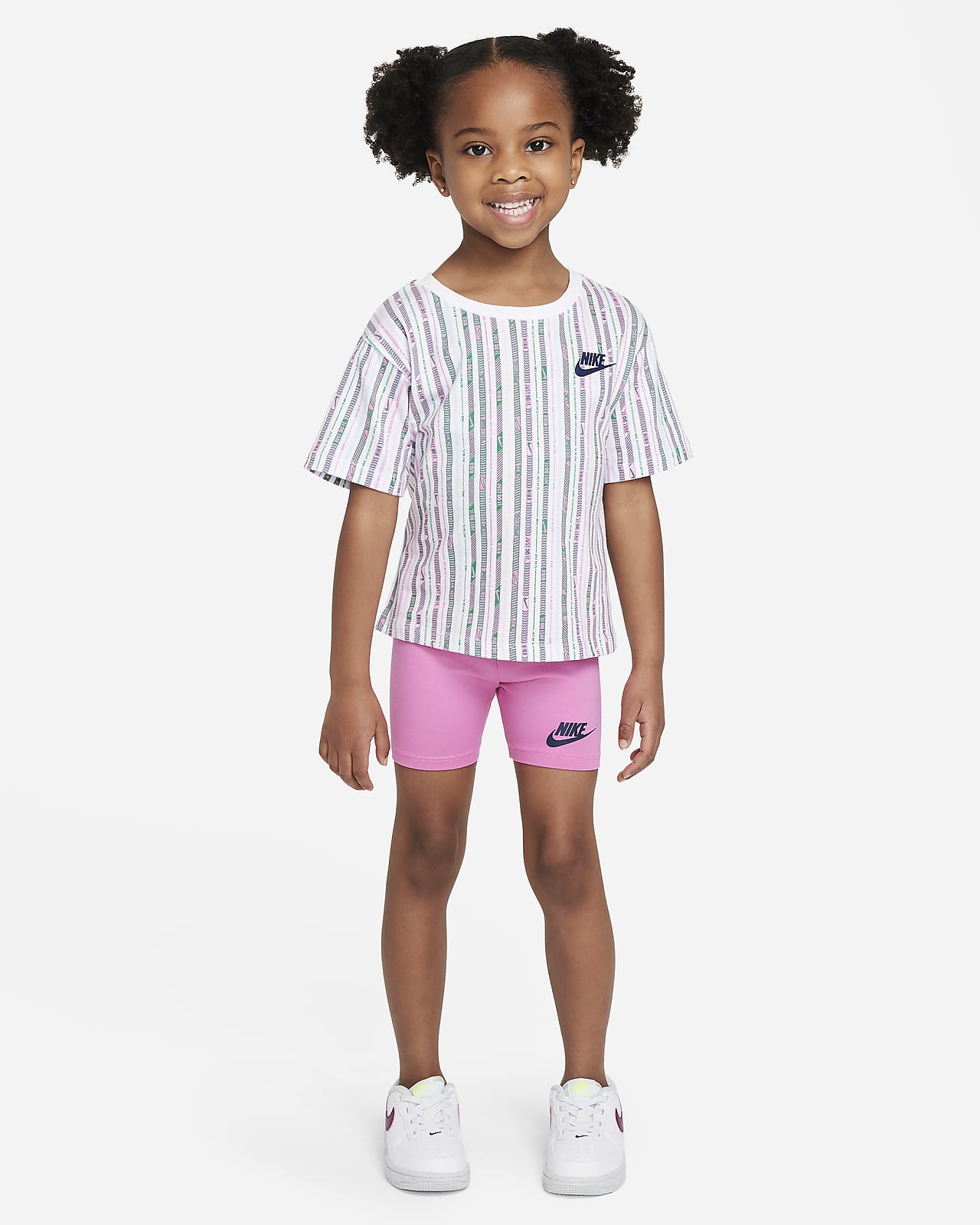 Nike Happy Camper Toddler Bike Shorts Set