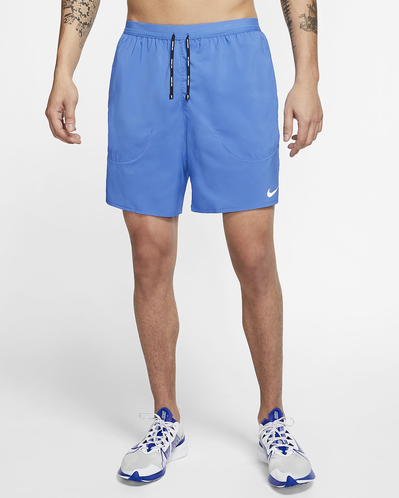 blue nike shorts