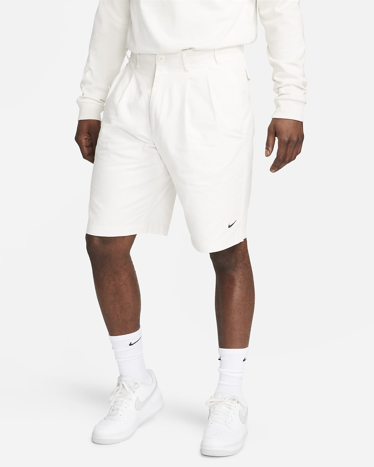Nike Life Chino-Shorts mit Falten für Herren