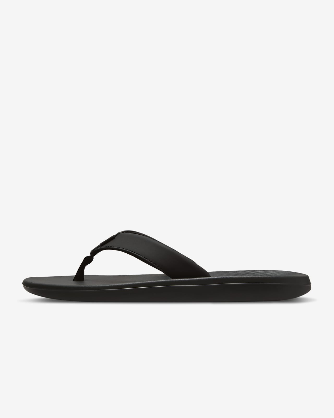 nike black and white flip flops