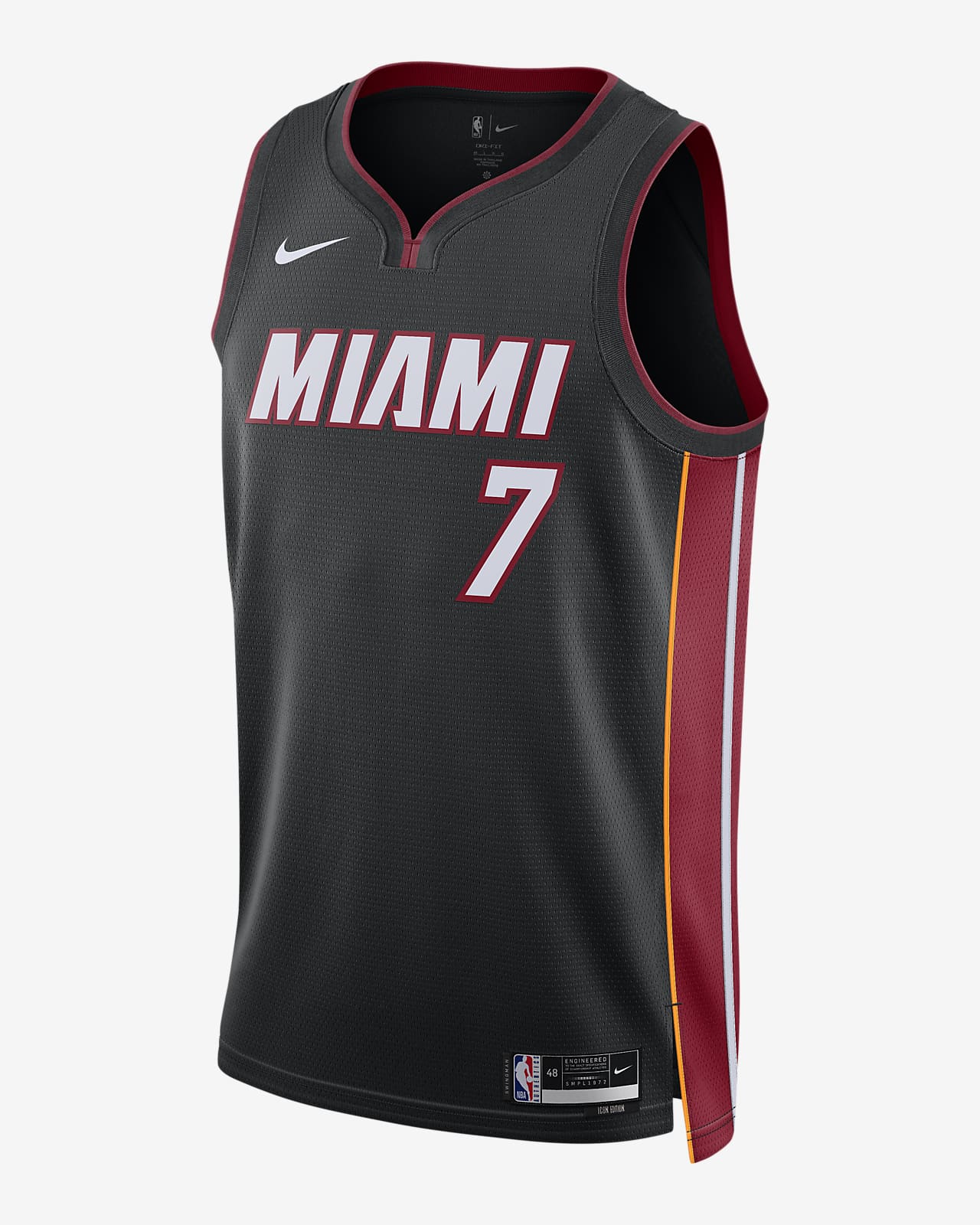Jersey Nike Dri-FIT de la NBA Swingman para hombre Miami Heat Icon Edition 2022/23