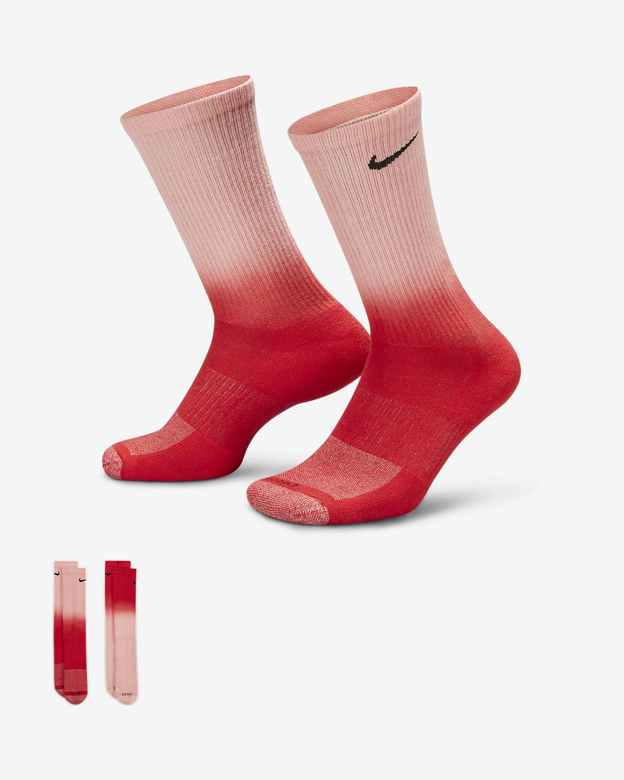 Calcetas acolchadas Nike Everyday Plus (2 pares)