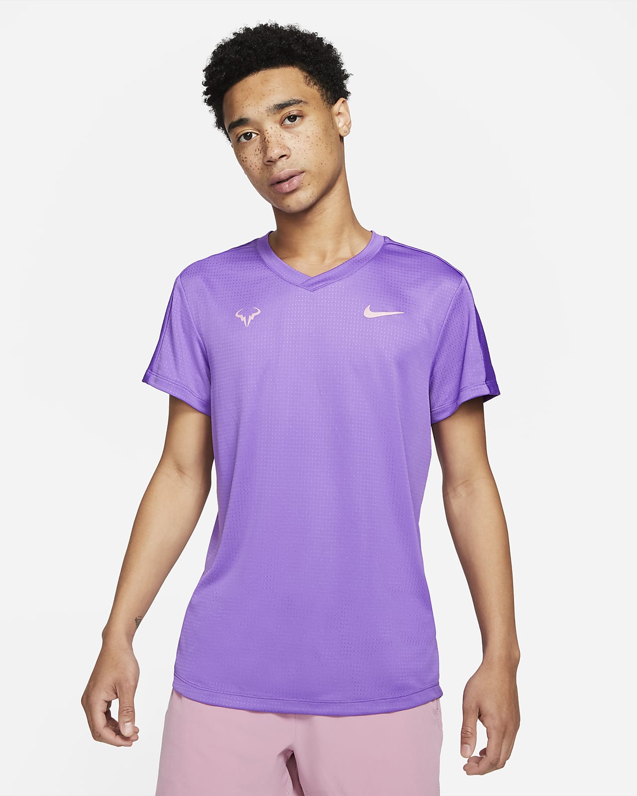 Мужская теннисная футболка с коротким рукавом Rafa Challenger