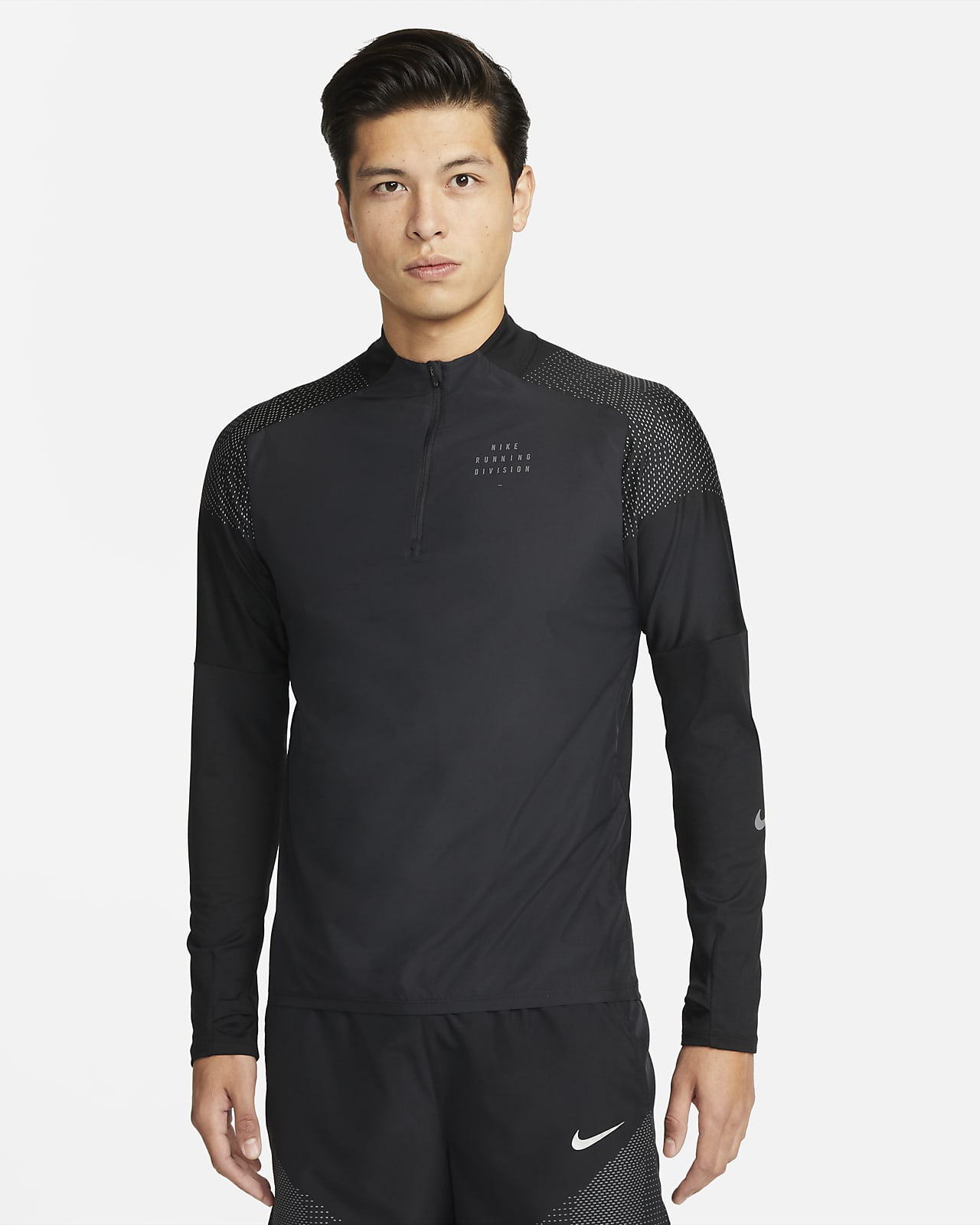 Nike Dri-FIT Run Division Flash Element 男款半長式拉鍊跑步上衣