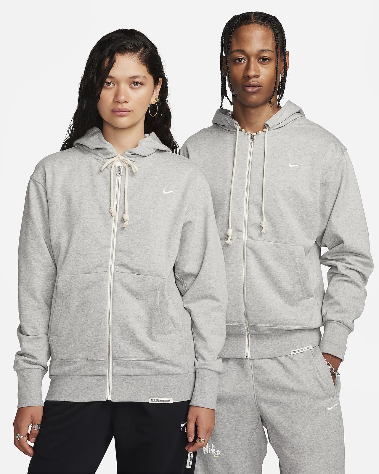 Nike Standard Issue Sudadera con capucha de baloncesto Dri-FIT con cremallera completa - Hombre