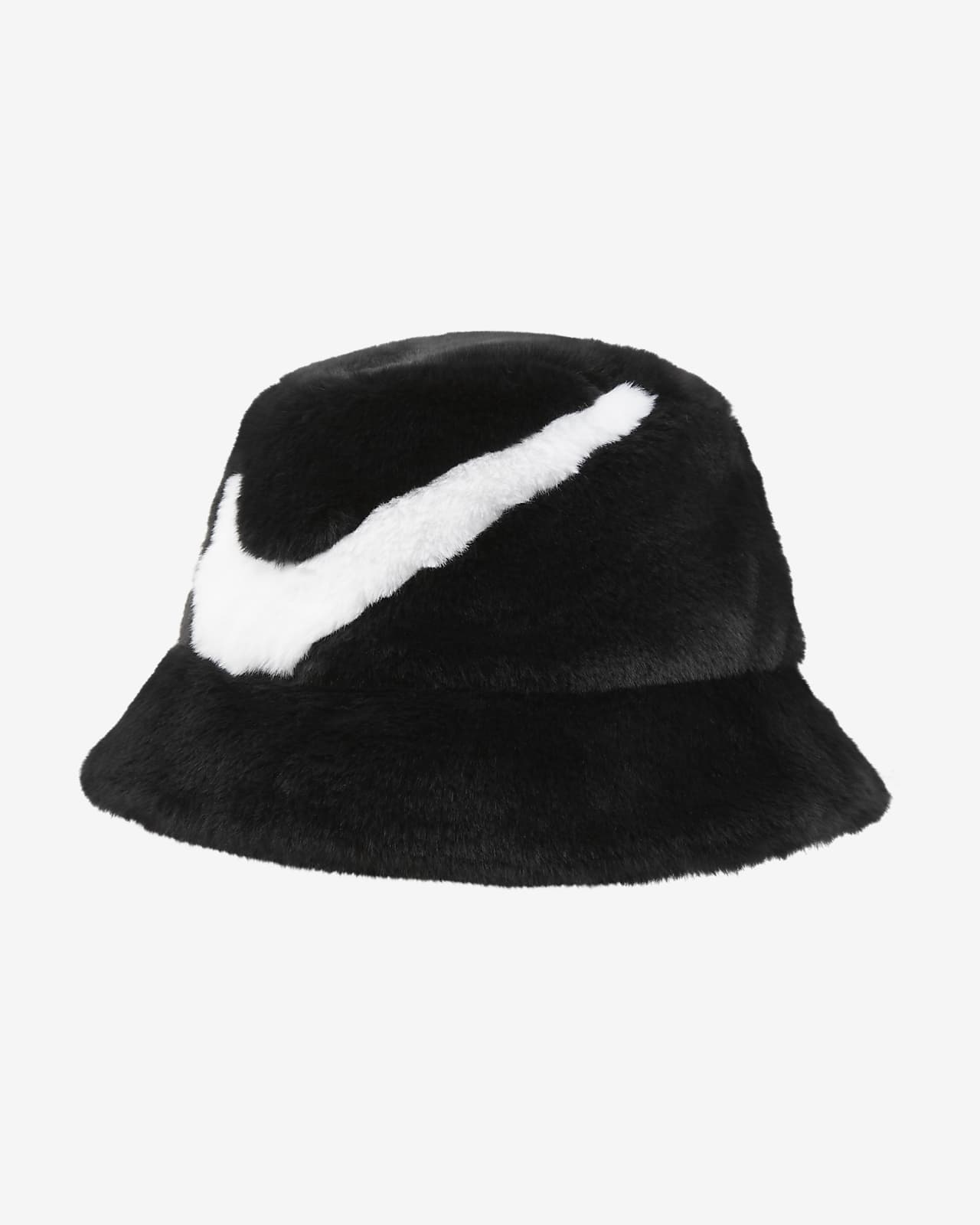 Καπέλο bucket Swoosh από συνθετική γούνα Nike Apex