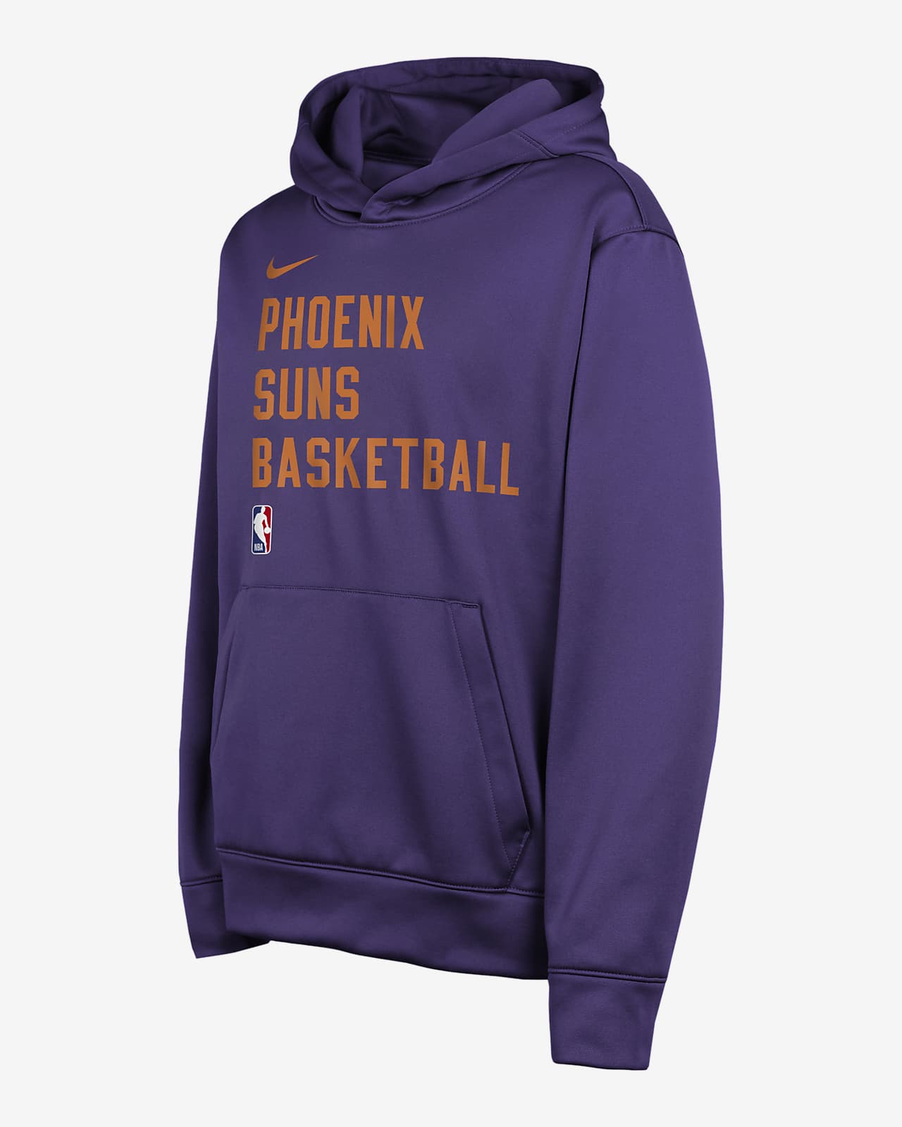 Sudadera con gorro sin cierre Nike Dri-FIT de la NBA para niños talla grande Phoenix Suns