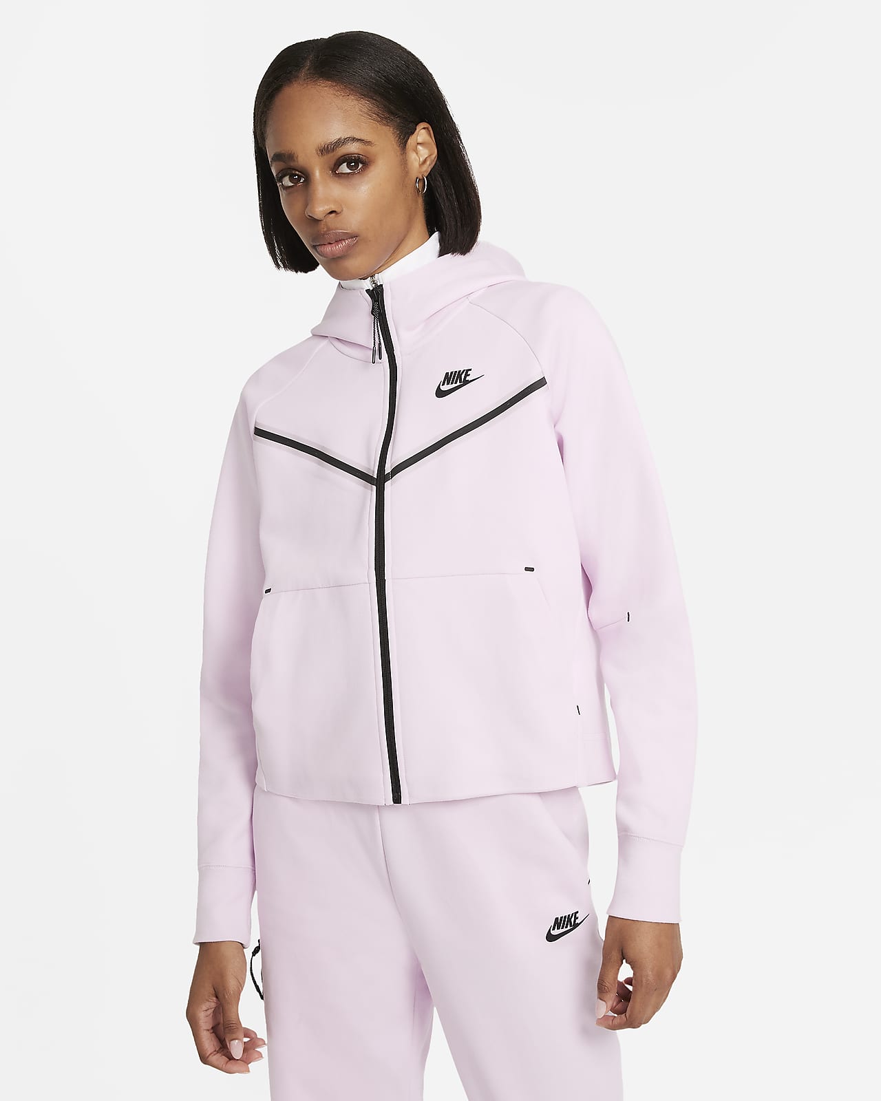 Sweat à capuche entièrement zippé Nike Sportswear Tech Fleece Windrunner pour Femme