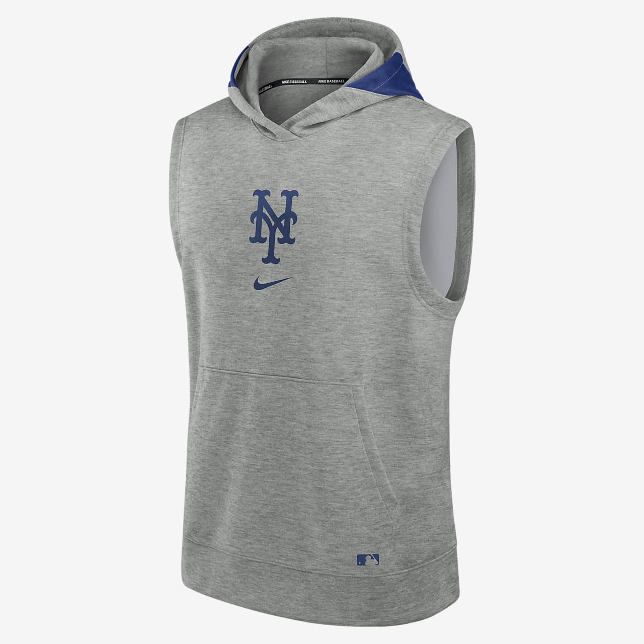 New York Mets Authentic Collection Early Work Men’s Nike Dri-FIT MLB Sleeveless Pullover Hoodie