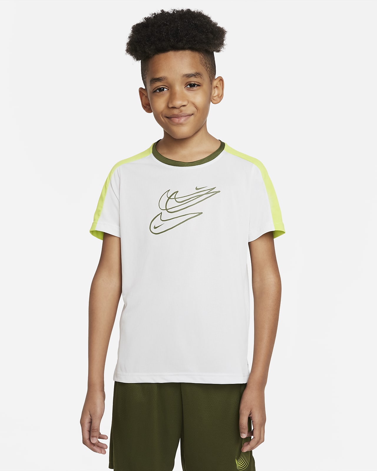 Nike Dri-FIT-træningsoverdel til større børn (drenge)