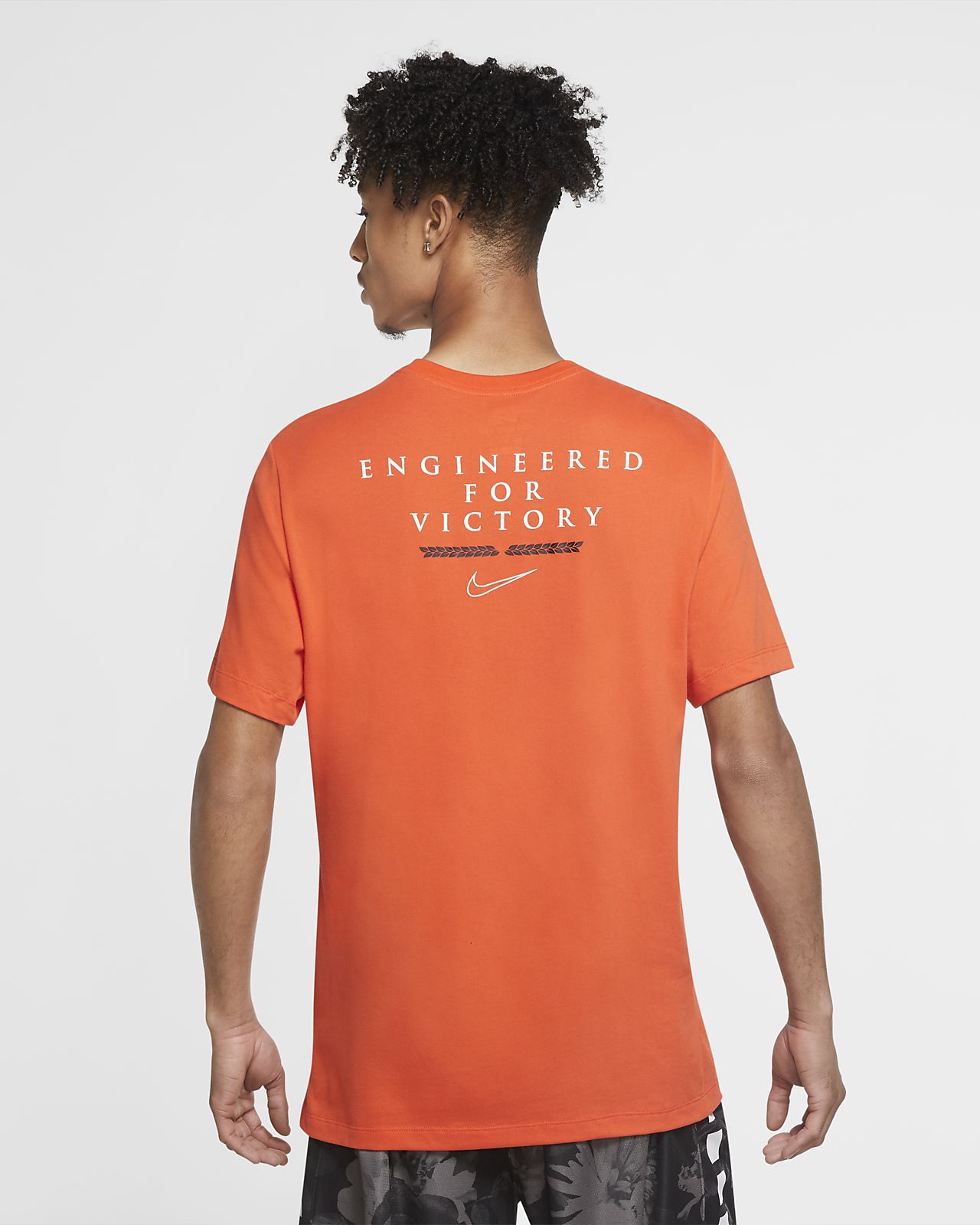 nike dri fit t shirt orange